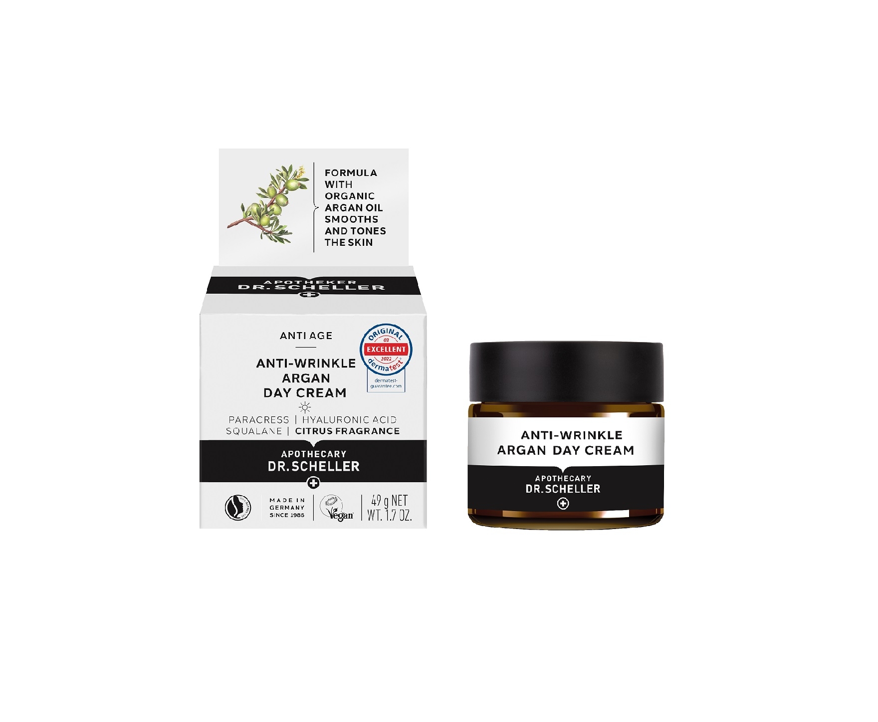 DR. SCHELLER PÄEVAKREEM KORTSUDEVASTANE ARGAANIAÕLIGA 50ML - Tootepilt 