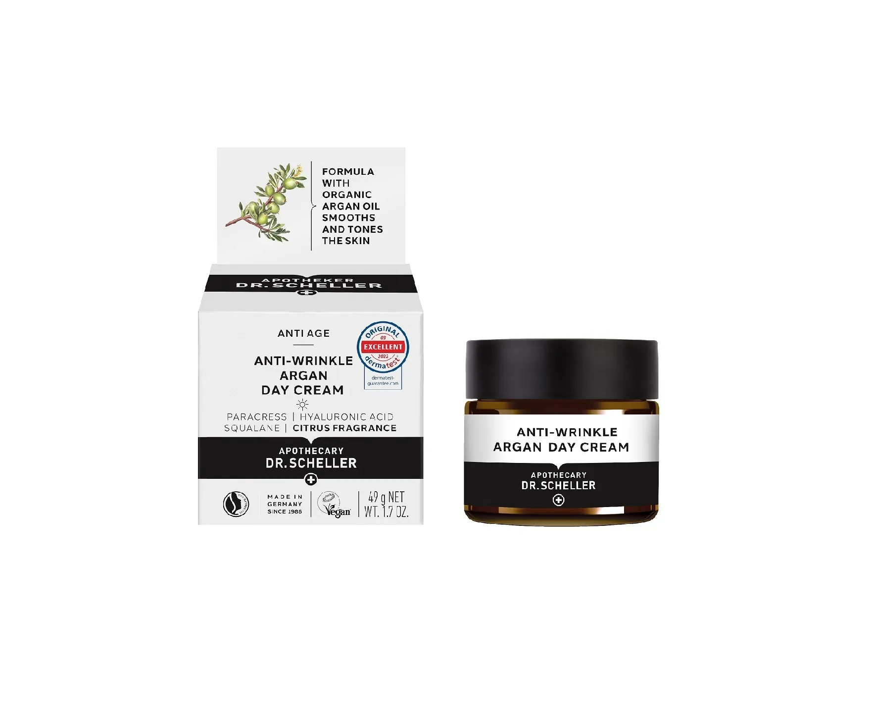 DR. SCHELLER PÄEVAKREEM KORTSUDEVASTANE ARGAANIAÕLIGA 50ML - Tootepilt 
