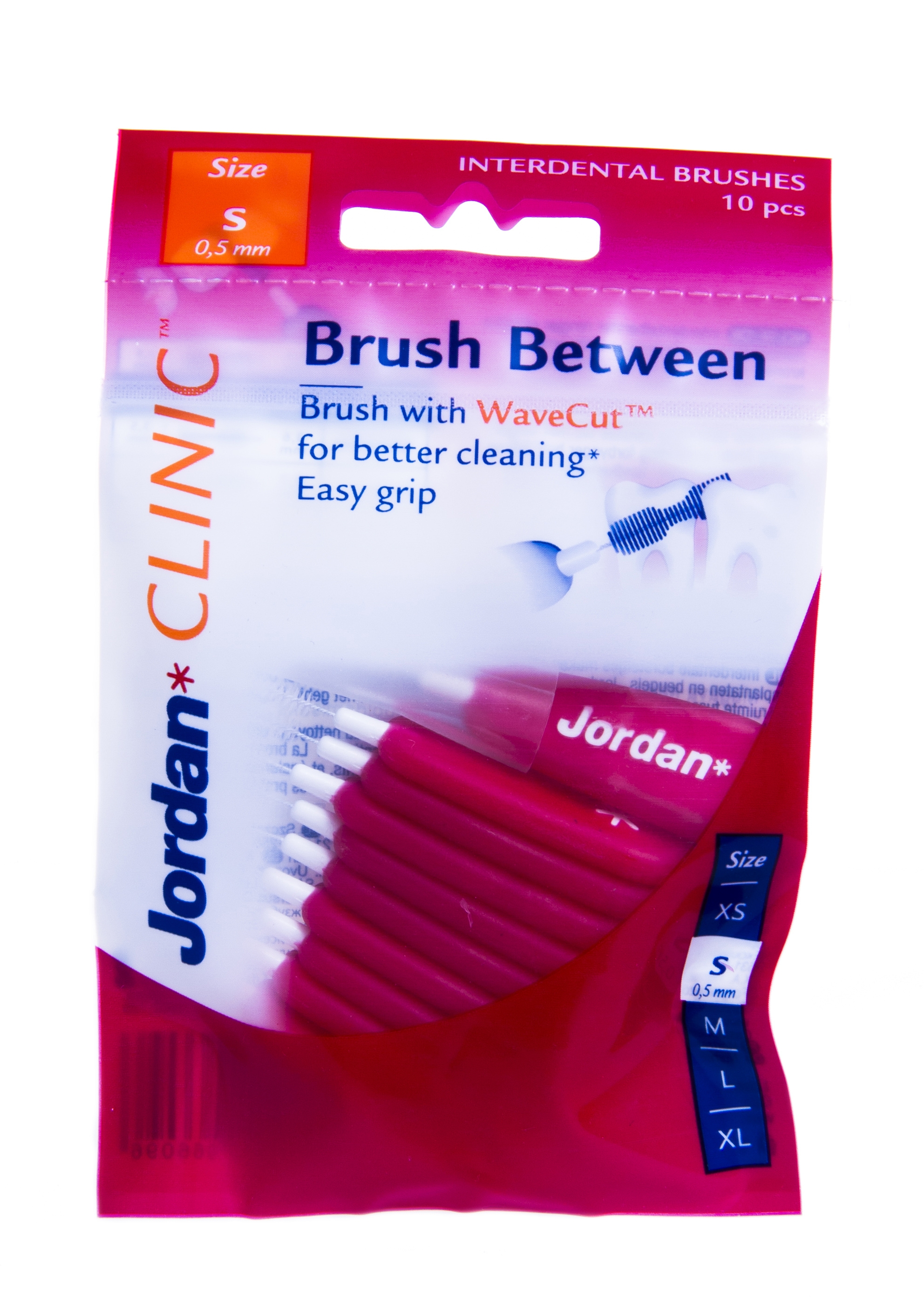 JORDAN HAMBAVAHEHARI CLINIC BRUSH BETWEEN 0,5MM N10 - Tootepilt 