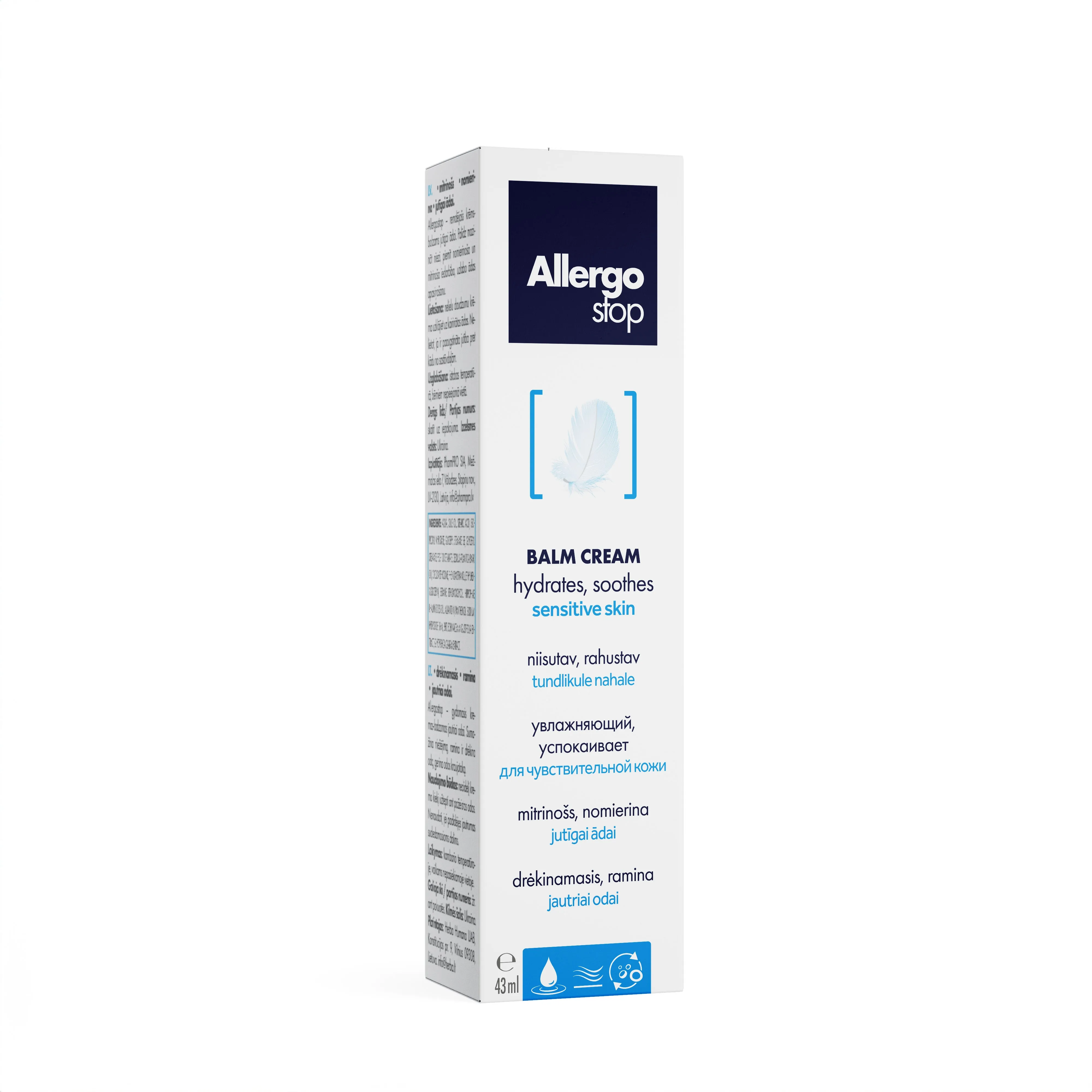 TERVISTAV KREEM PALSAM ALLERGOSTOP 43ML - Tootepilt 
