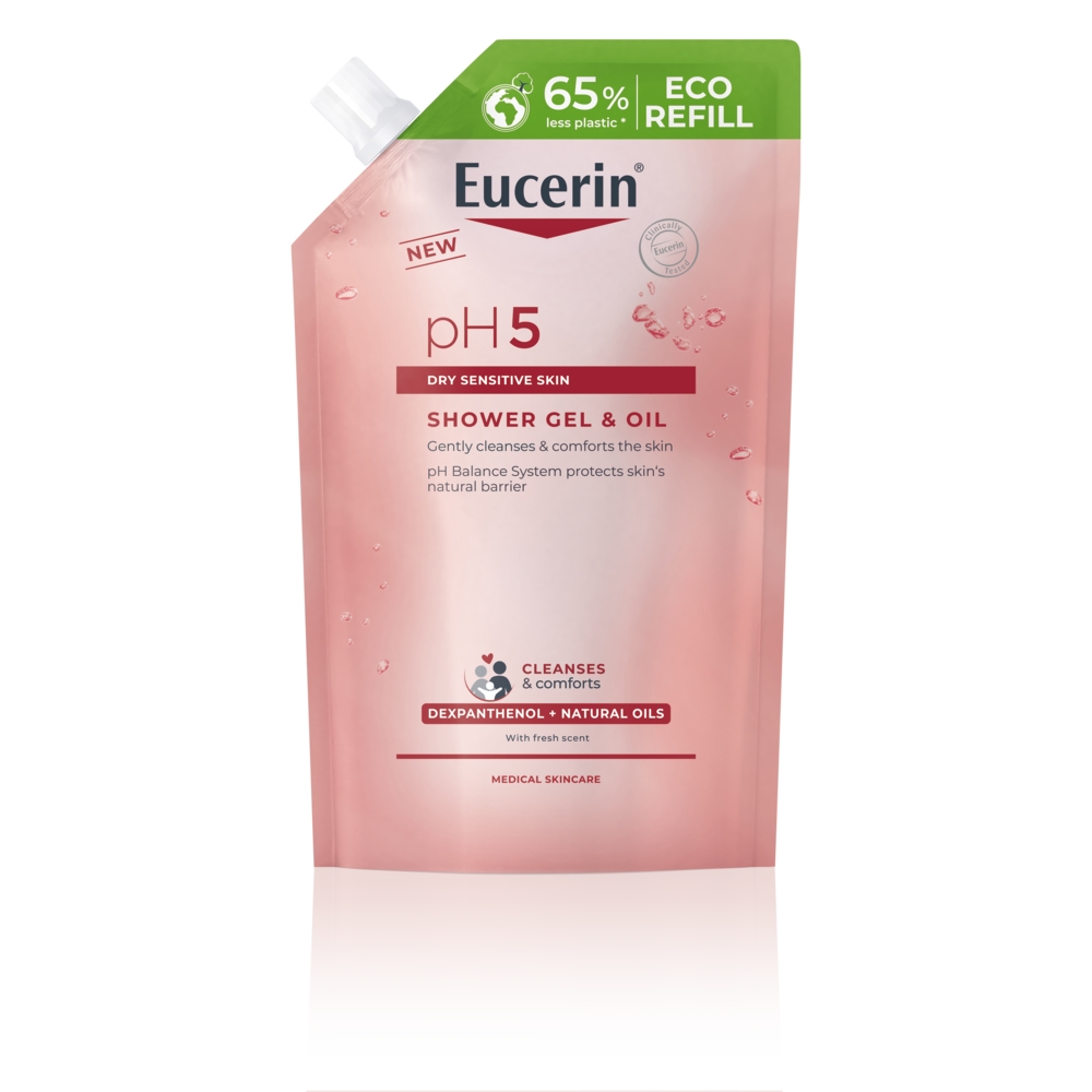 EUCERIN PH-5 DUSHIGEEL-ÕLI TÄITEPAKEND 400ML - Tootepilt 