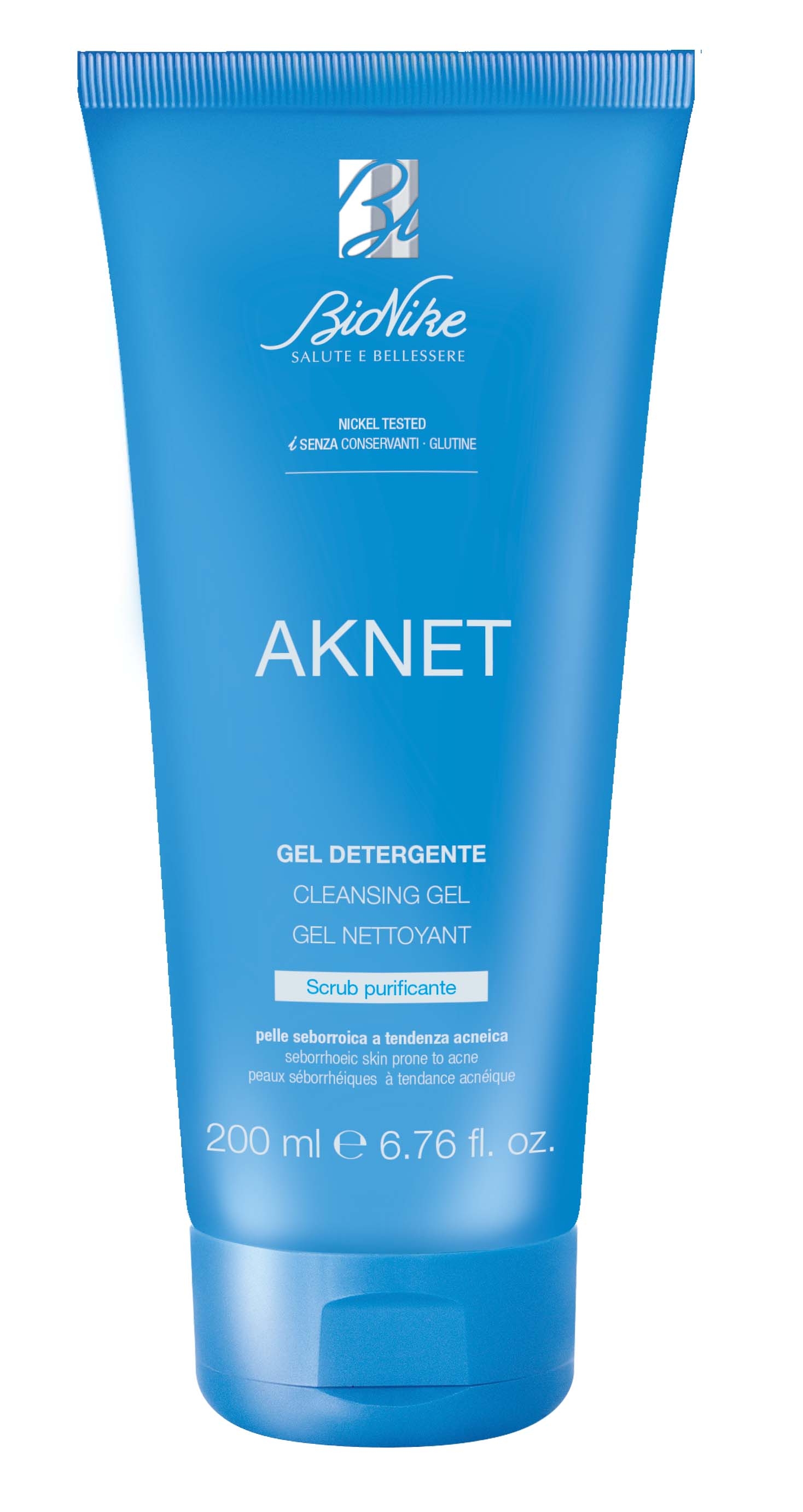 BIONIKE AKNET NÄOPESUGEEL KOORIV PROBLEEMSELE NAHALE 200ML - Tootepilt 