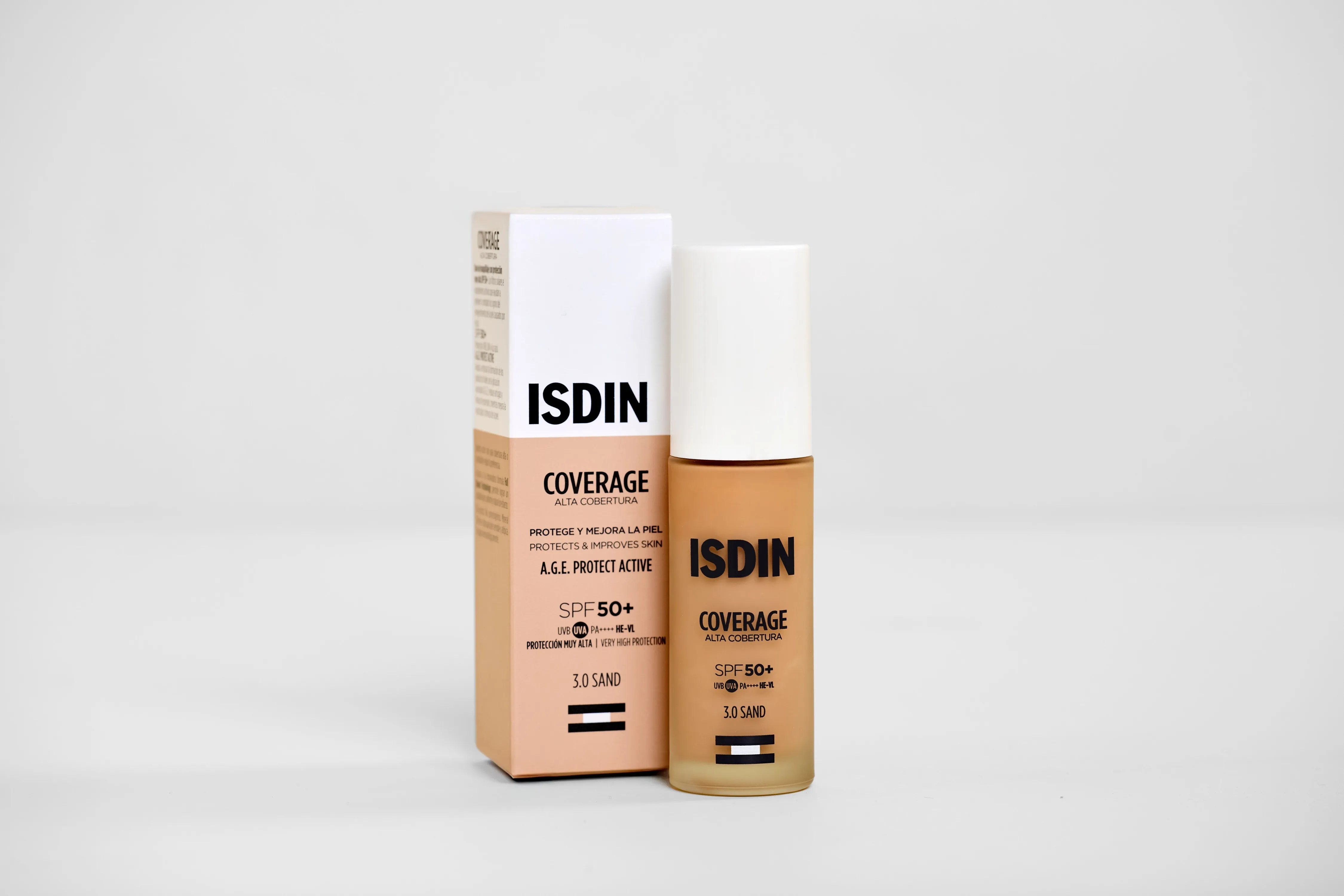 ISDIN JUMESTUSKREEM COVERAGE SPF50+ 30G 3.0 SAND - Tootepilt 1