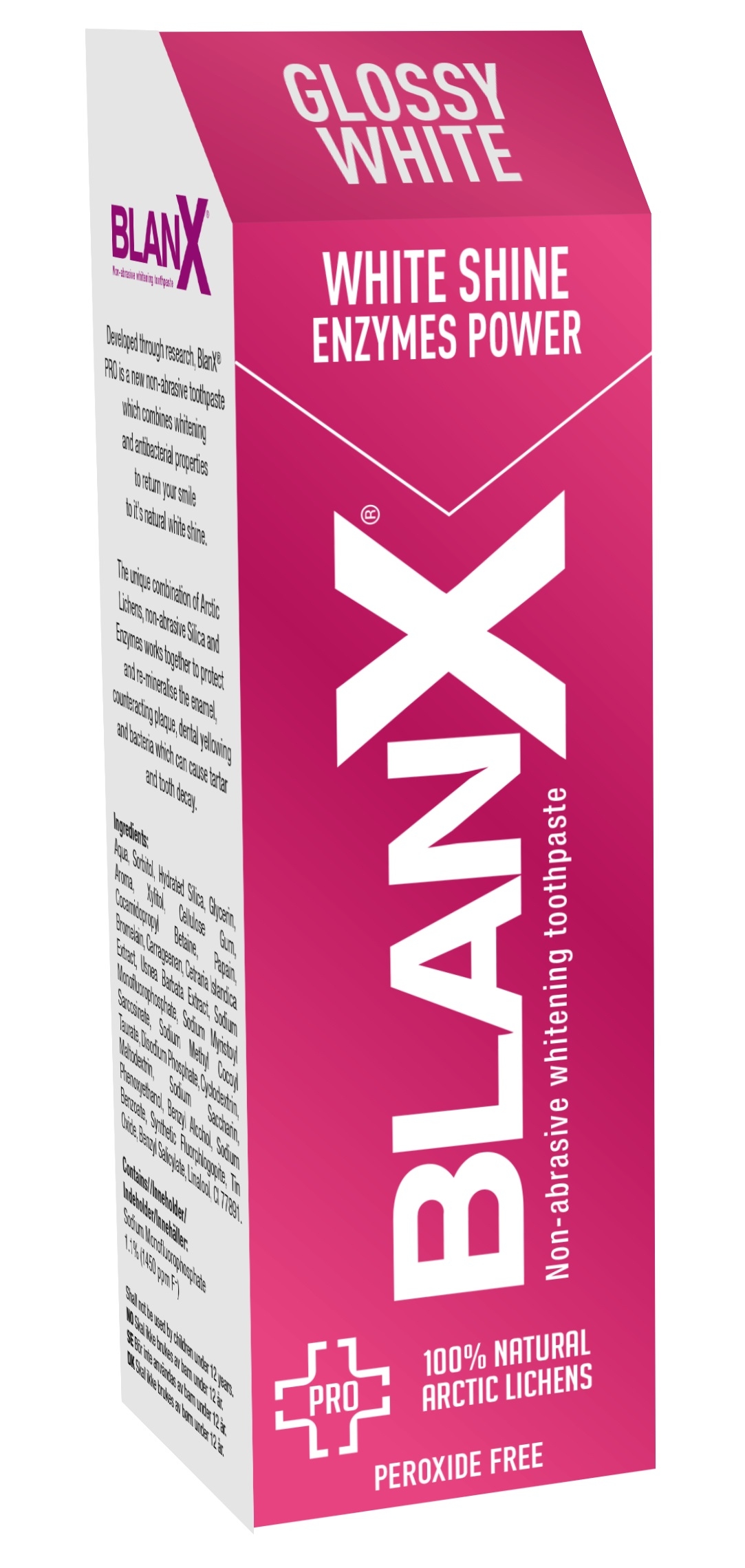 BLANX HAMBAPASTA PRO GLOSSY WHITE VALGENDAV 75ML - Tootepilt 