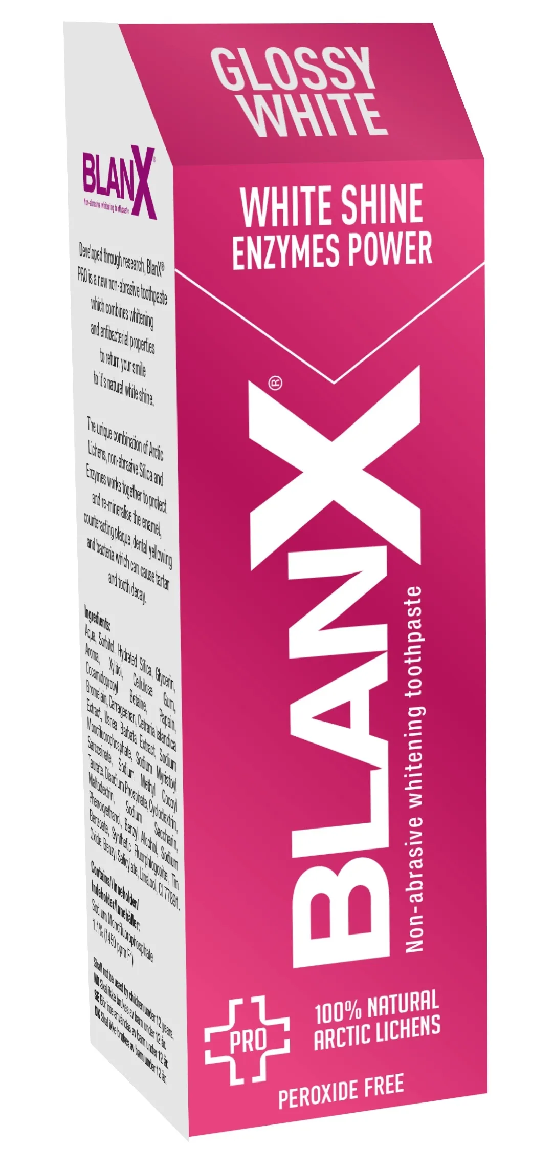 BLANX HAMBAPASTA PRO GLOSSY WHITE VALGENDAV 75ML - Tootepilt 