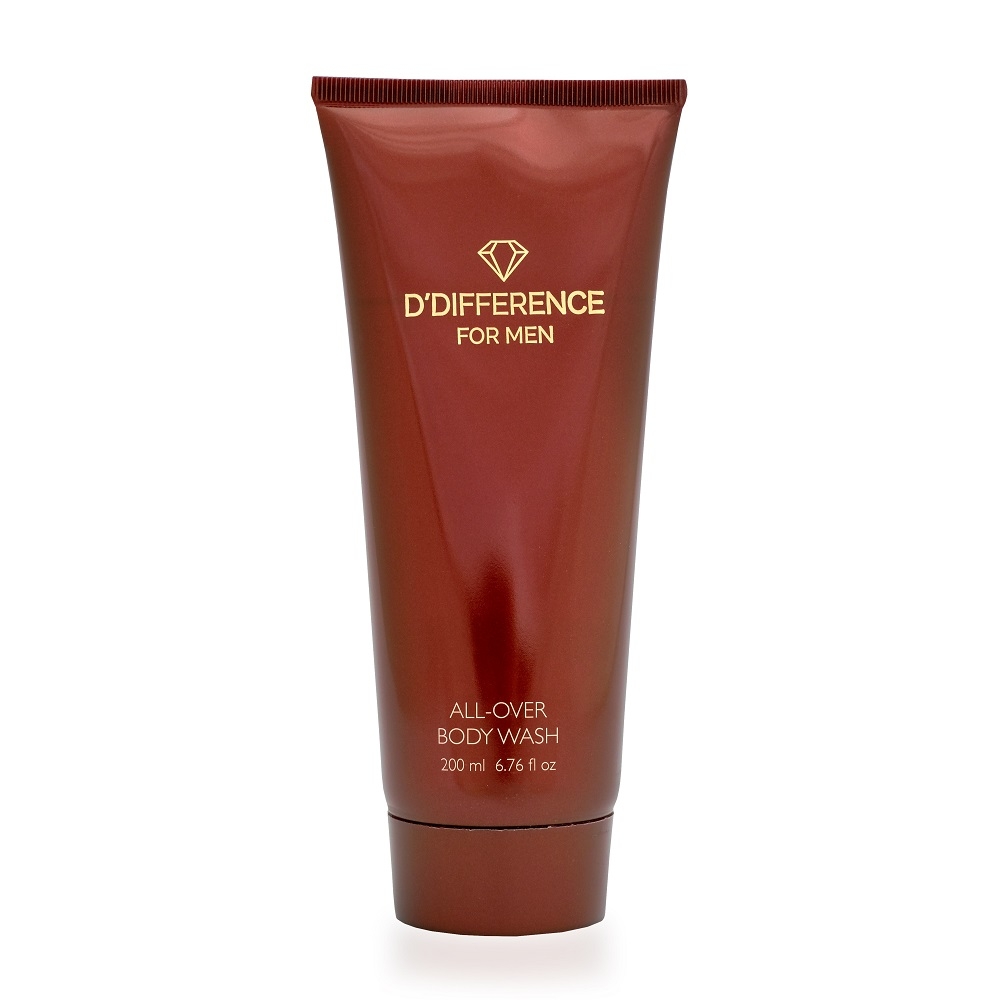 D`DIFFERENCE FOR MEN PESEMISGEEL KEHALE JA JUUSTELE 200ML - Tootepilt 