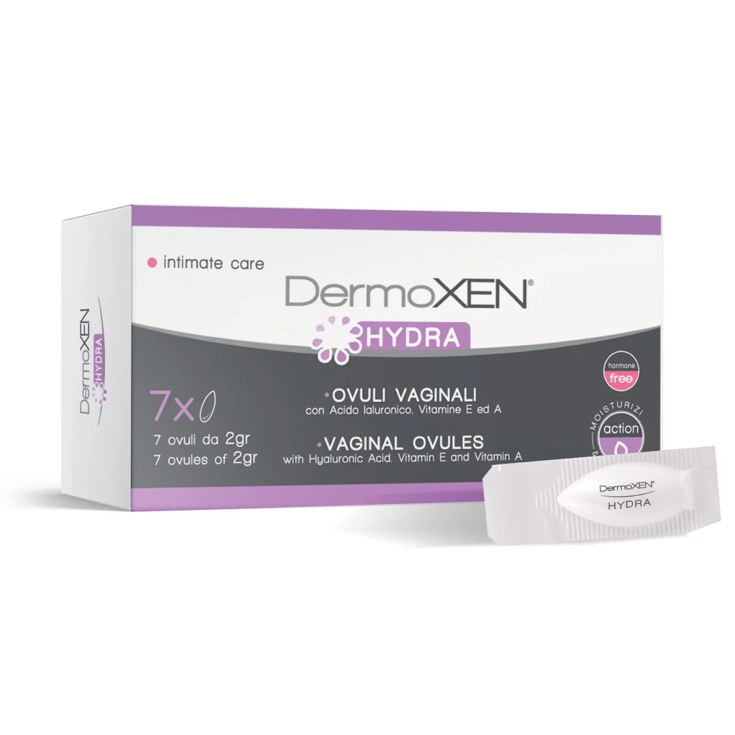 DERMOXEN HYDRA VAGINAALSED OOVULID 2G N7 - Tootepilt 