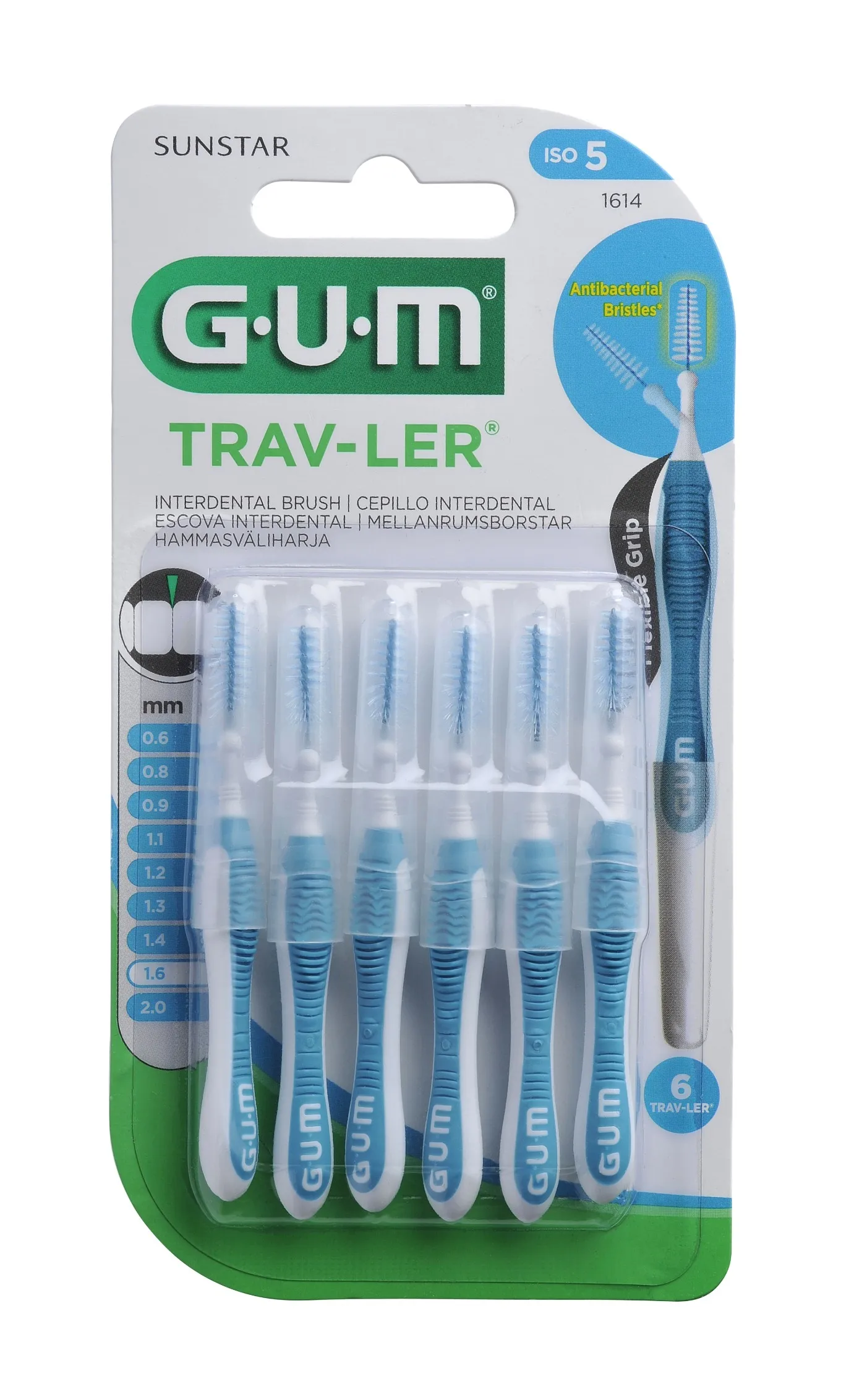 GUM HAMBAVAHEHARI TRAV-LER KOONUS 1,6MM N6 - Tootepilt 