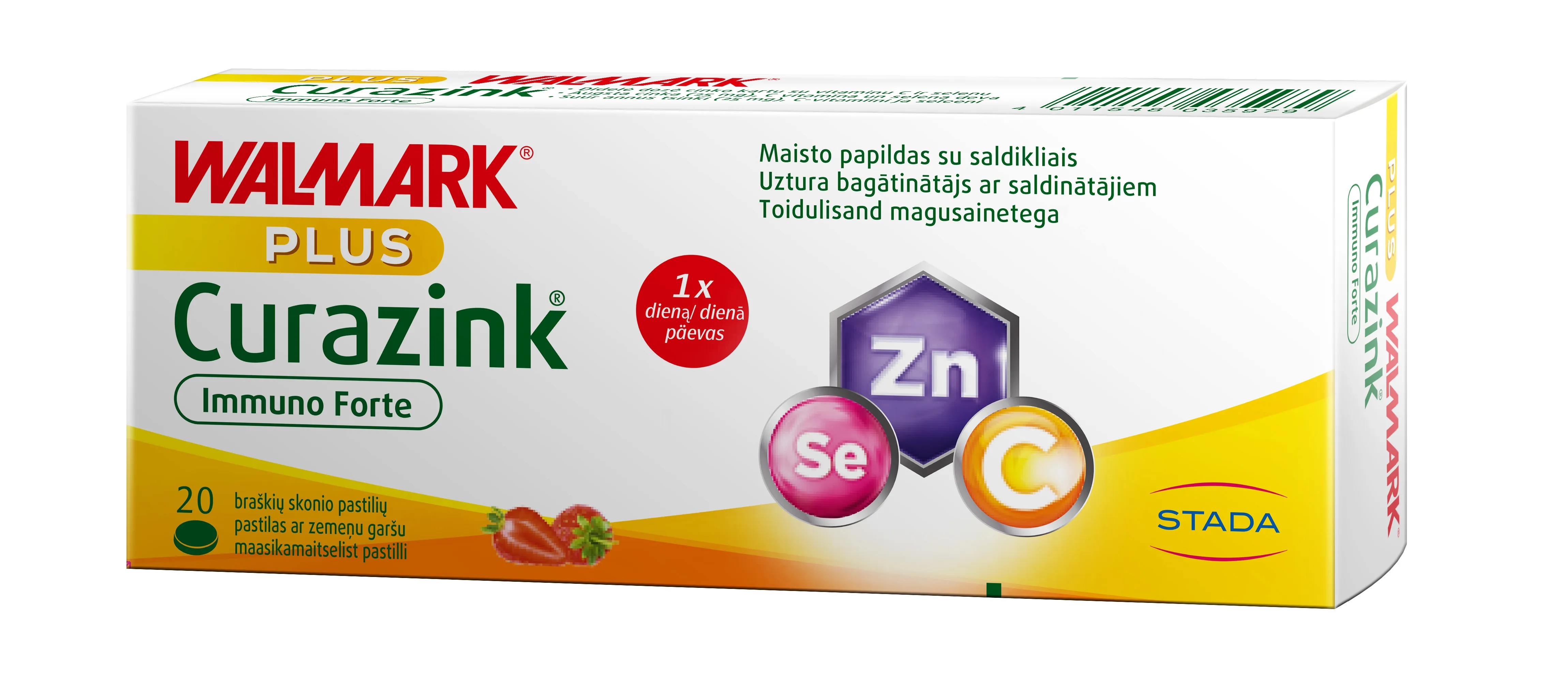 WALMARK CURAZINK IMMUNO FORTE N20 - Tootepilt 