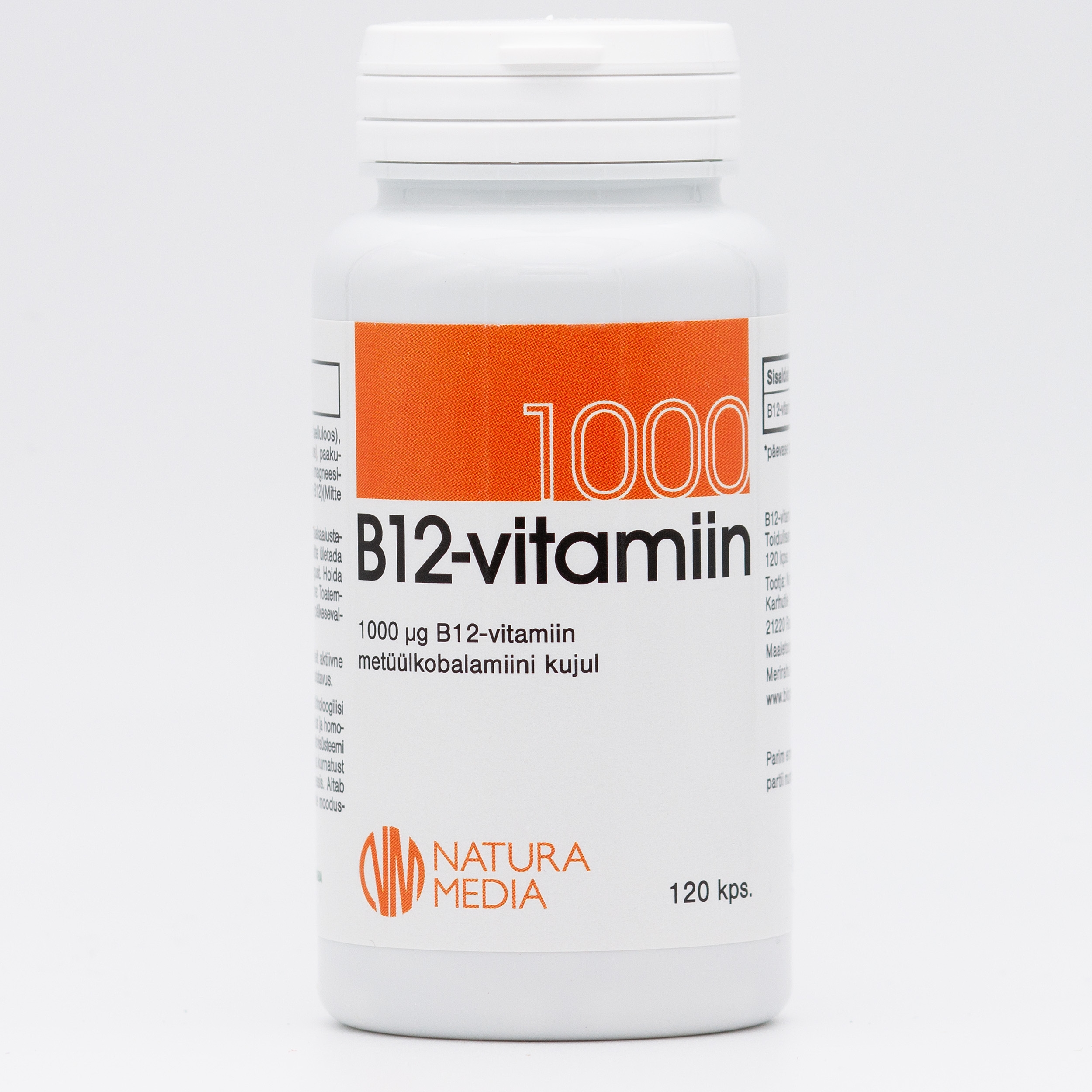 VITAMIIN B12 1000MCG KAPSLID N120 - Tootepilt 