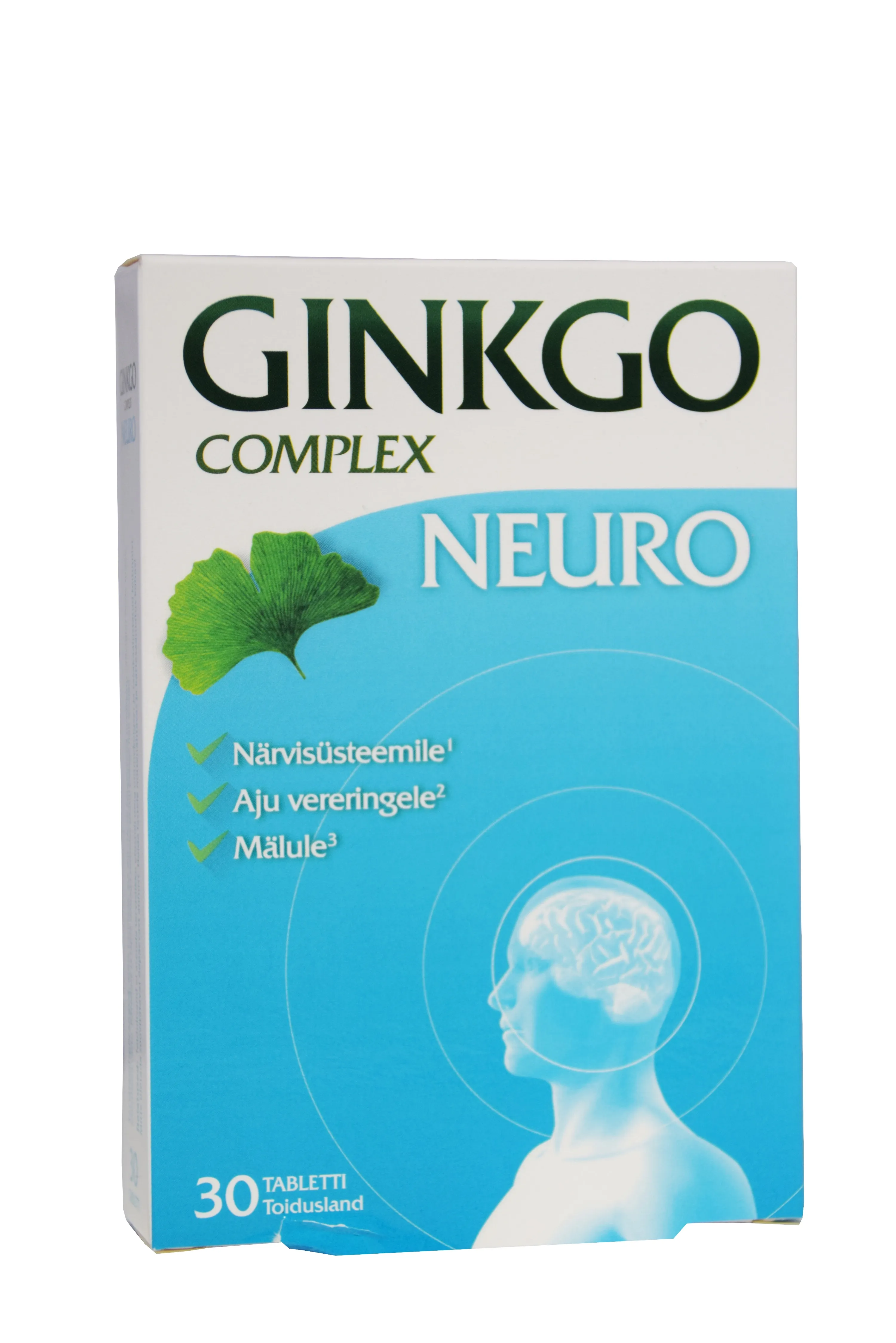 GINKGO COMPLEX NEURO TBL N30 - Tootepilt 