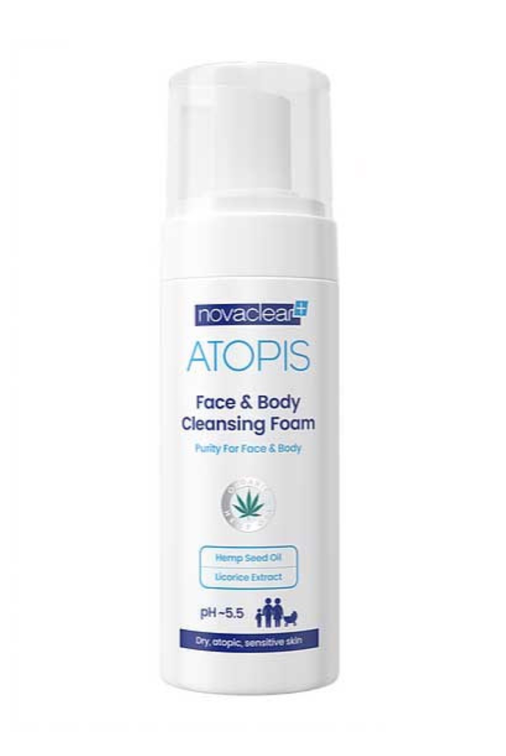 NOVACLEAR ATOPIS NÄO JA KEHA PESUVAHT 150ML - Tootepilt 