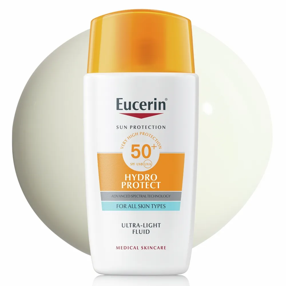 EUCERIN SUN PÄIKESEKAITSE EMULSIOON NÄOLE SPF50 50ML - Tootepilt 