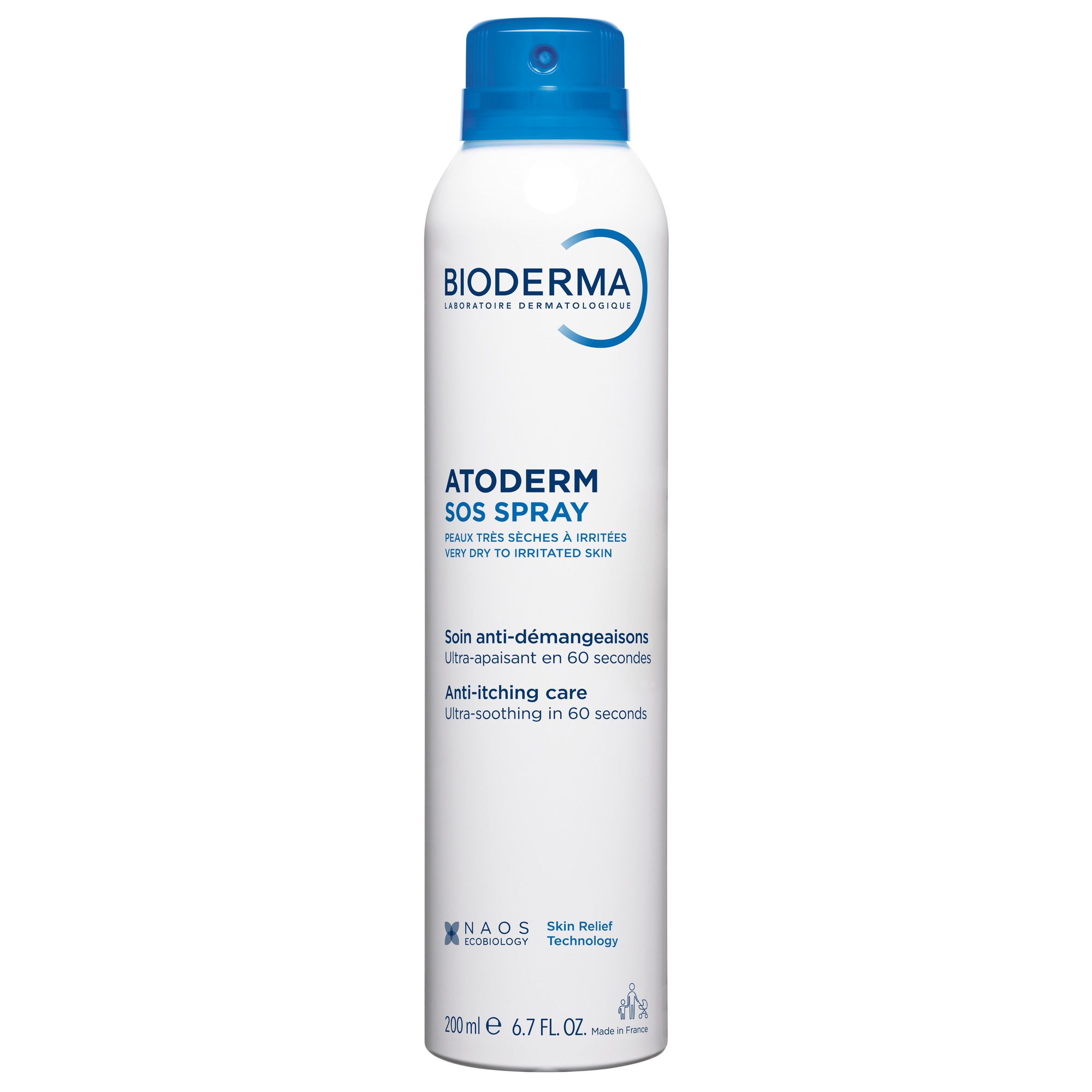 BIODERMA ATODERM SOS SÜGELUSVASTANE SPREI 200ML - Tootepilt 