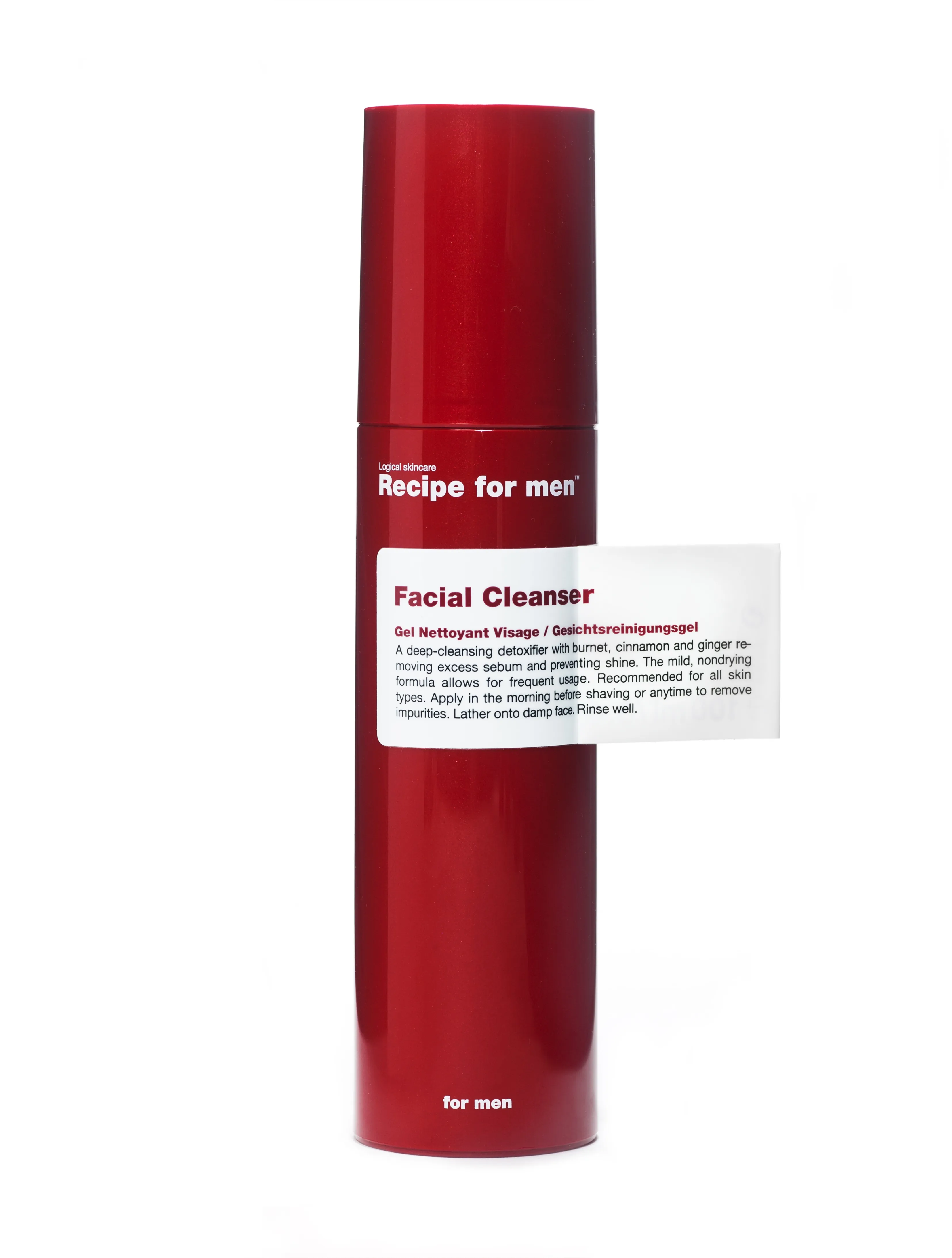 RECIPE FOR MEN NÄOPUHASTUSVAHEND 100ML - Tootepilt 
