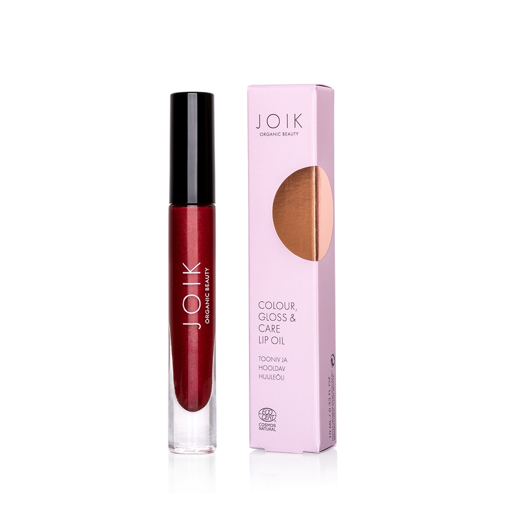 JOIK ORGANIC HUULEÕLI TOONIV JA HOOLDAV 07 POPPY GLAM 10ML - Tootepilt 2
