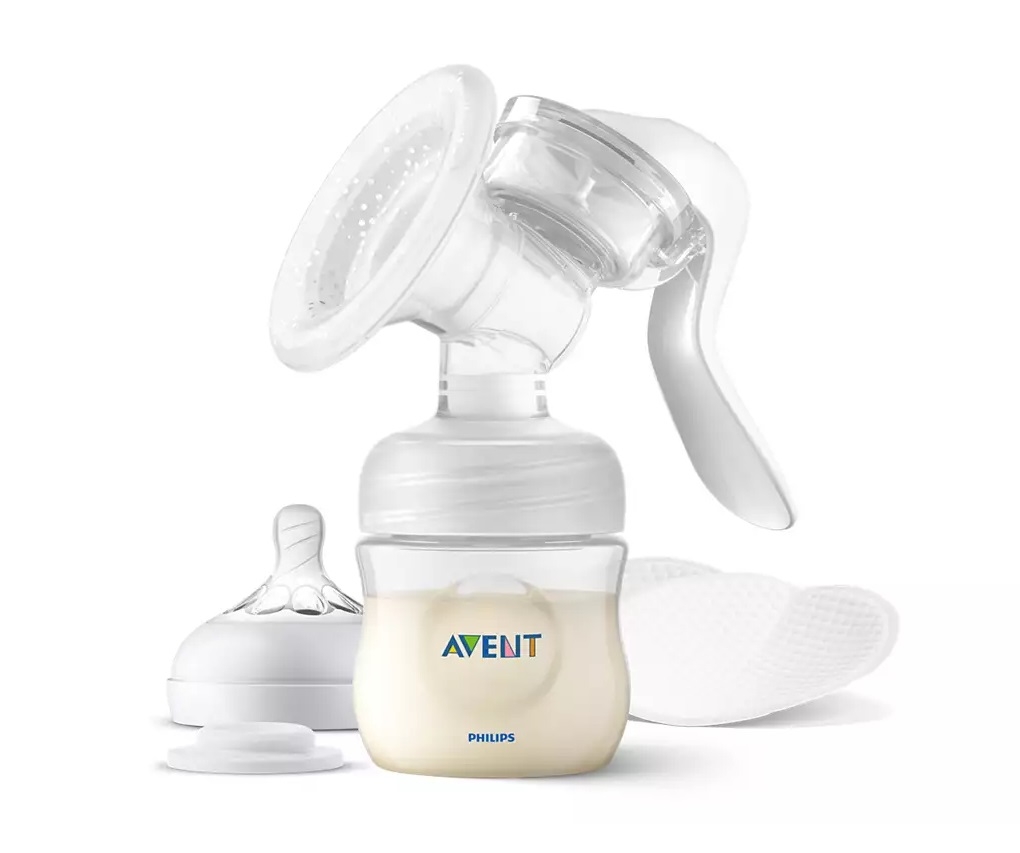 AVENT RINNAPUMP MANUAALNE+NATURAL LUTIPUDEL 125ML - Tootepilt 
