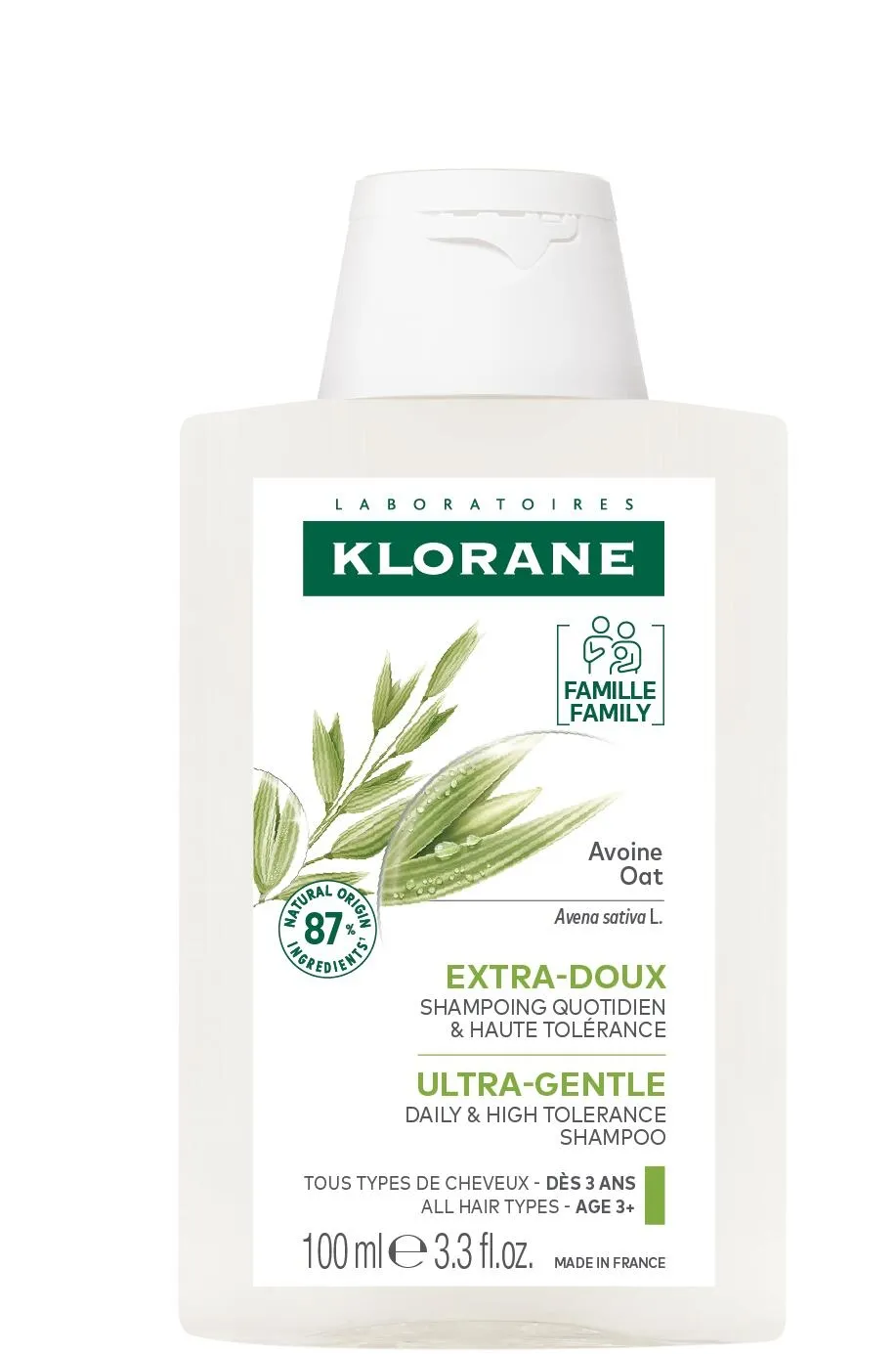 KLORANE SHAMPOON KAERAEKSTRAKTIGA 100ML - Tootepilt 