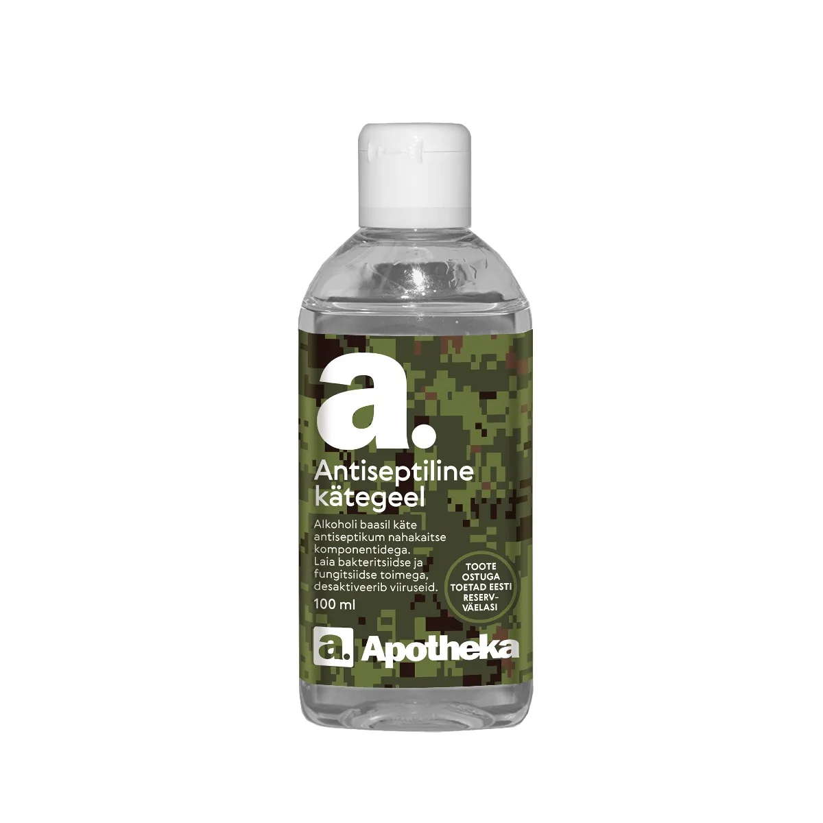 A. ANTISEPTILINE KÄTEGEEL 100ML - Tootepilt 