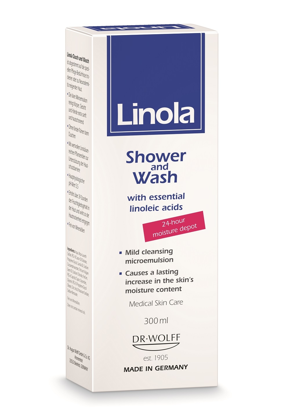 LINOLA DUSCH UND WASCH PESUGEEL 300ML - Tootepilt 