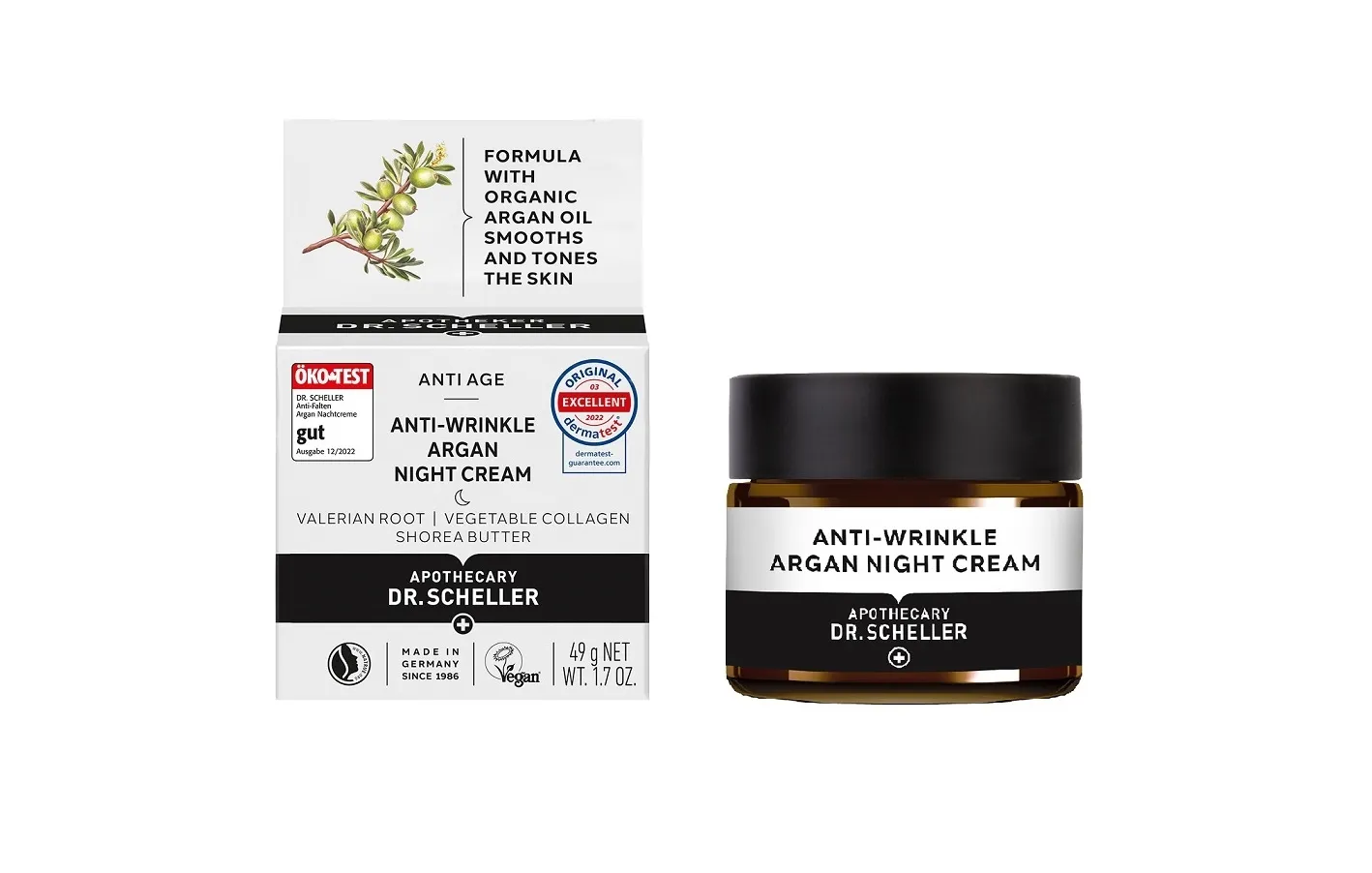 DR. SCHELLER ÖÖKREEM KORTSUDEVASTANE ARGAANIAÕLIGA 50ML - Tootepilt 