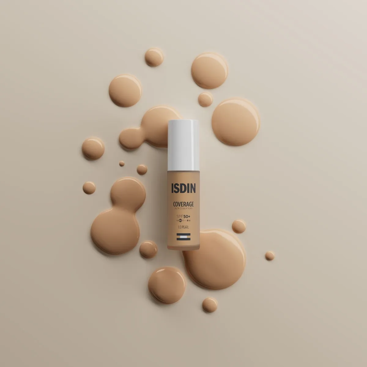 ISDIN JUMESTUSKREEM COVERAGE SPF50+ 30G 1.0 PEARL - Tootepilt 2