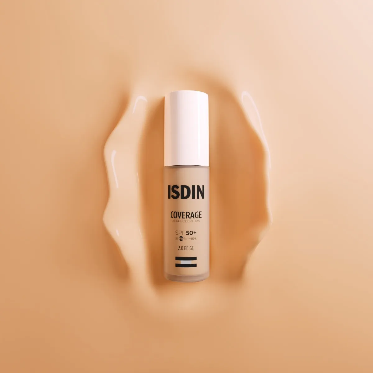 ISDIN JUMESTUSKREEM COVERAGE SPF50+ 30G 2.0 BEIGE - Tootepilt 2