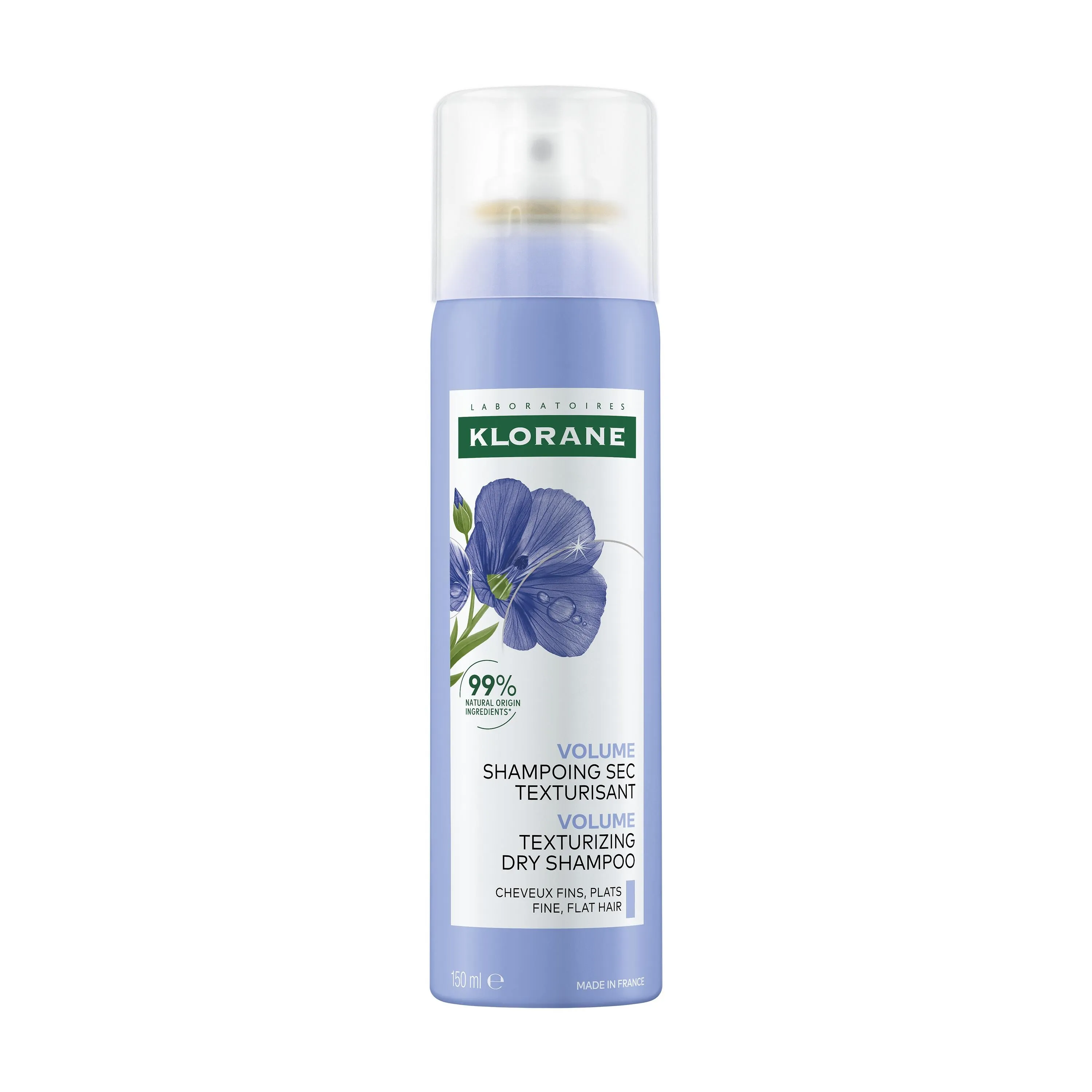 KLORANE KUIVSHAMPOON LINAEKSTRAKTIGA 150ML - Tootepilt 