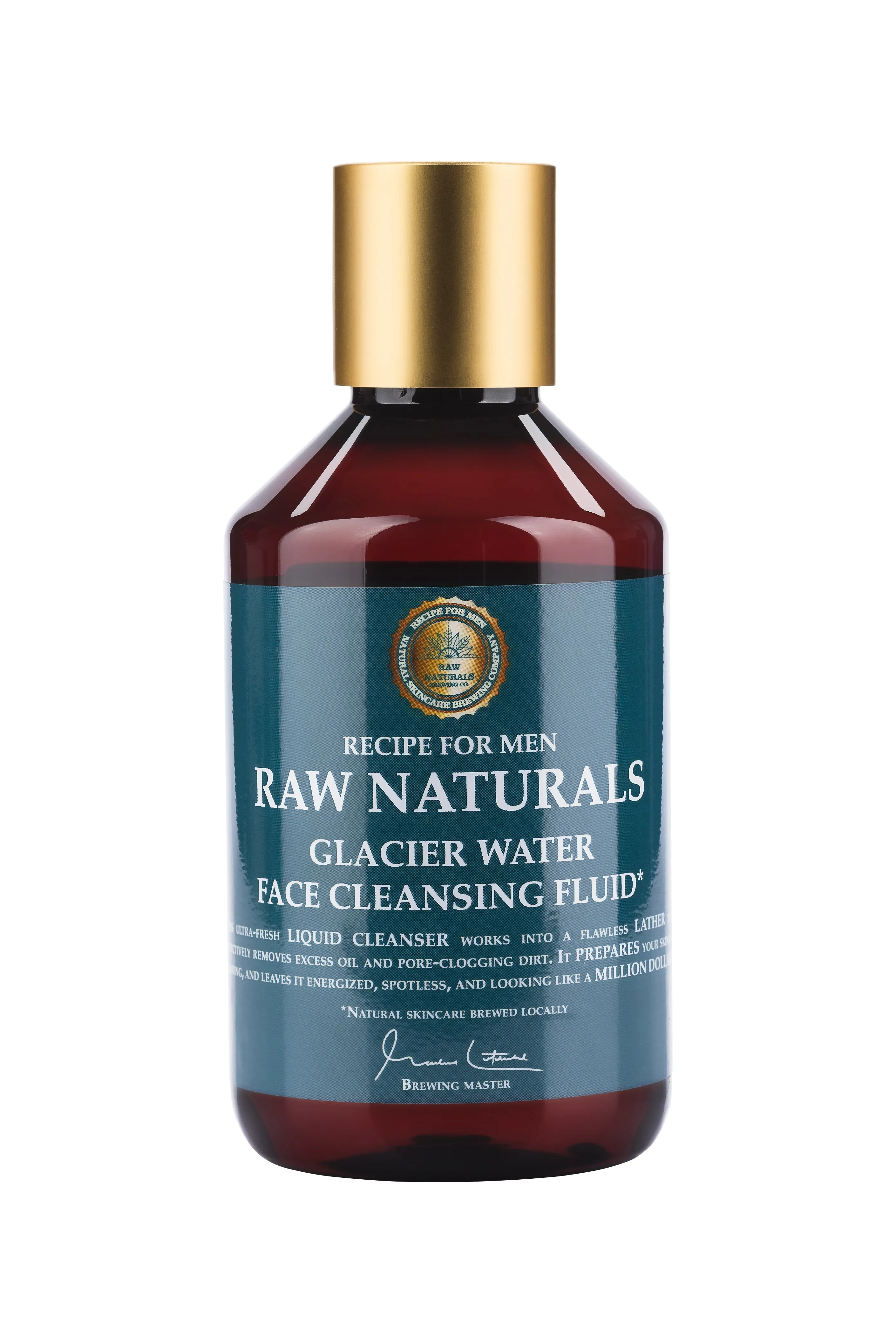 RECIPE FOR MEN RAW NATURALS NÄOPUHASTUSVEDELIK 250ML - Tootepilt 
