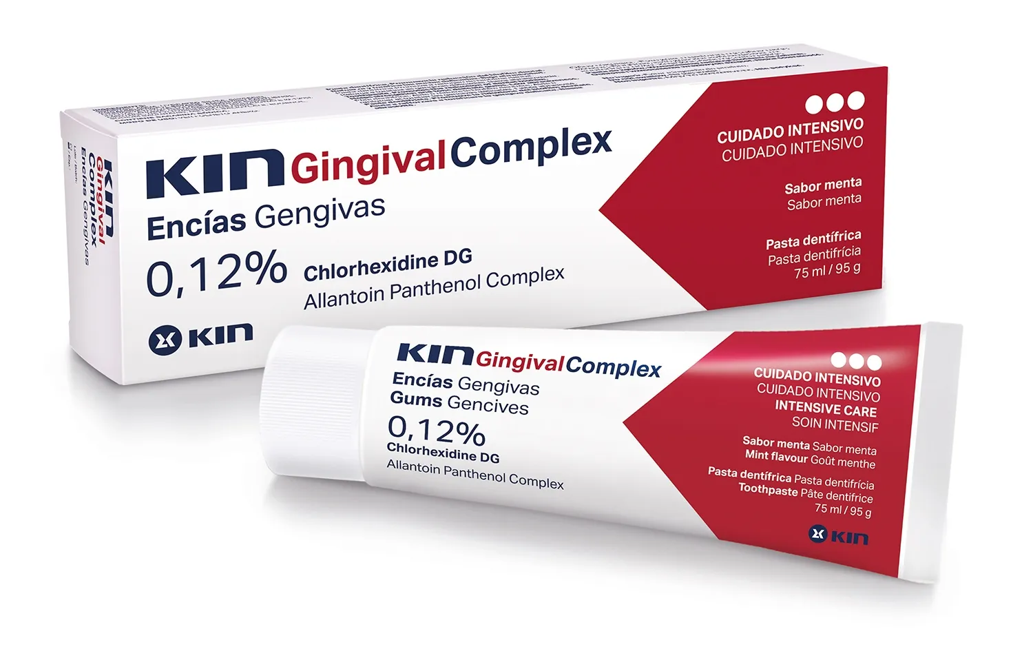 KIN GINGIVAL COMPLEX HAMBAPASTA 0.12% KLOORHEKSIDIINIGA 75ML - Tootepilt 
