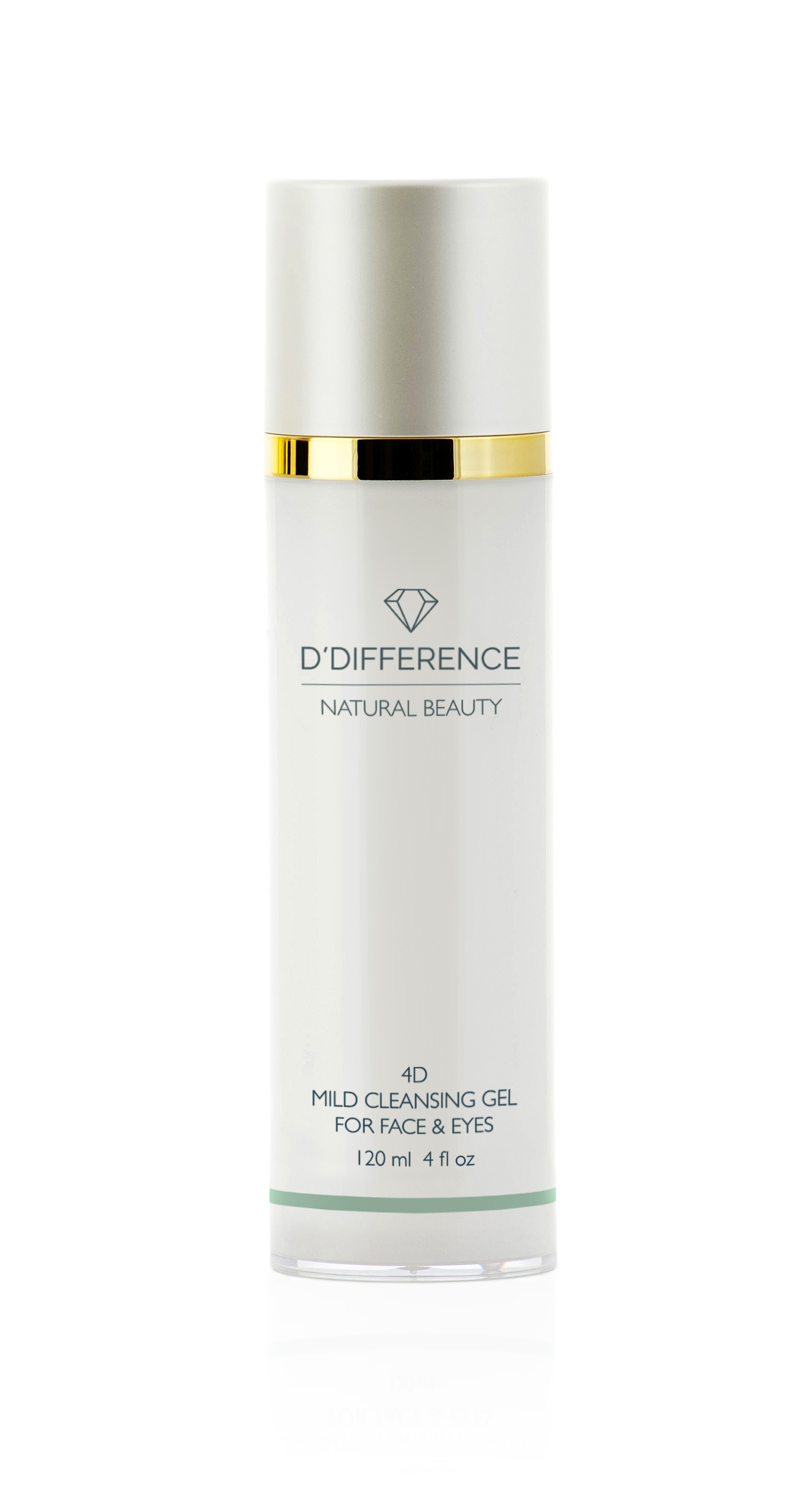 D`DIFFERENCE NATURAL BEAUTY 4D PUHASTUSGEEL NÄOLE 120ML - Tootepilt 