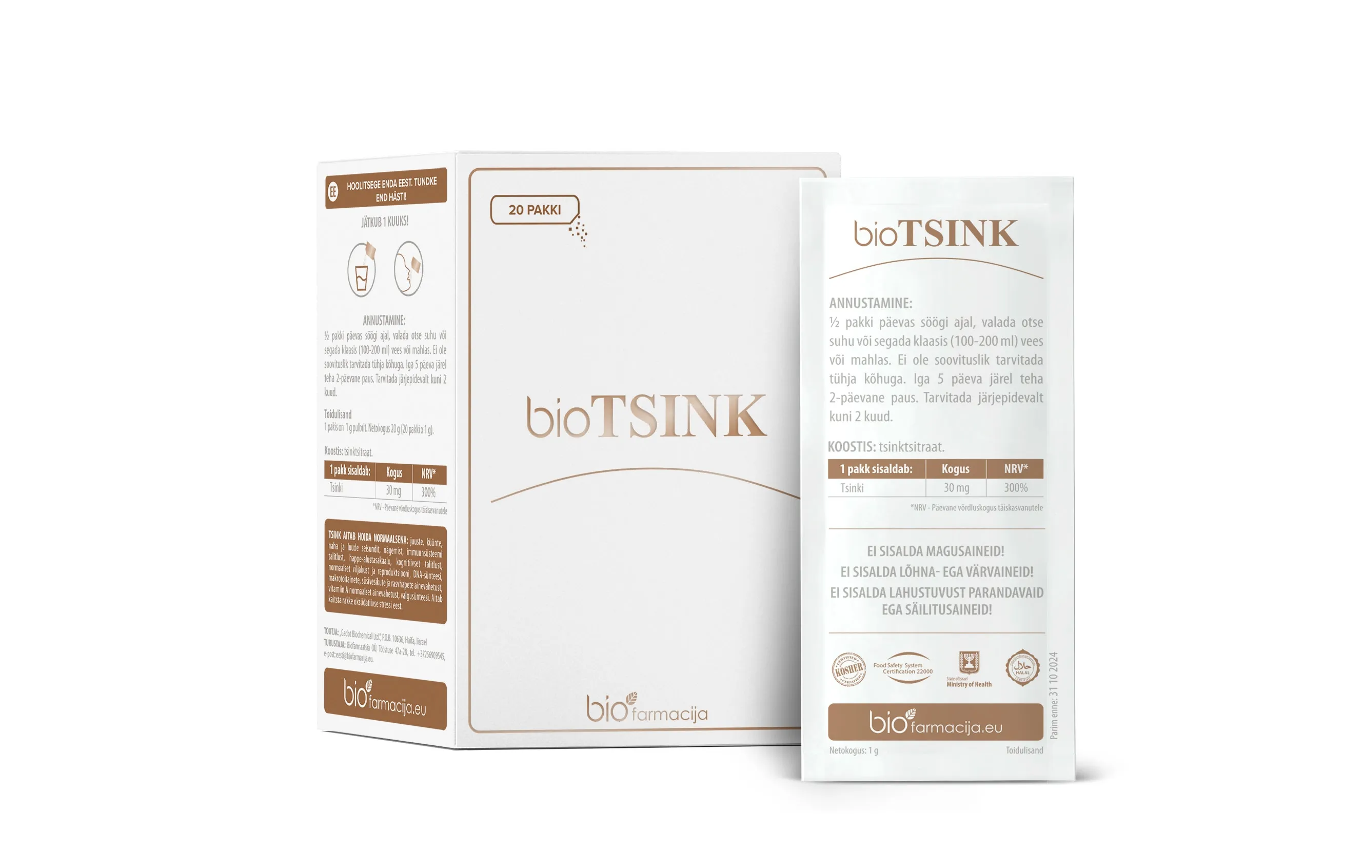 BIO TSINK 30MG PULBER N20 - Tootepilt 2