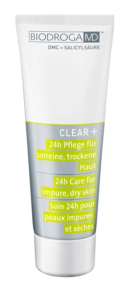 BIODROGA MD CLEAR+ 24H NÄOKREEM EBAPUHAS KUIV NAHK 75ML - Tootepilt 
