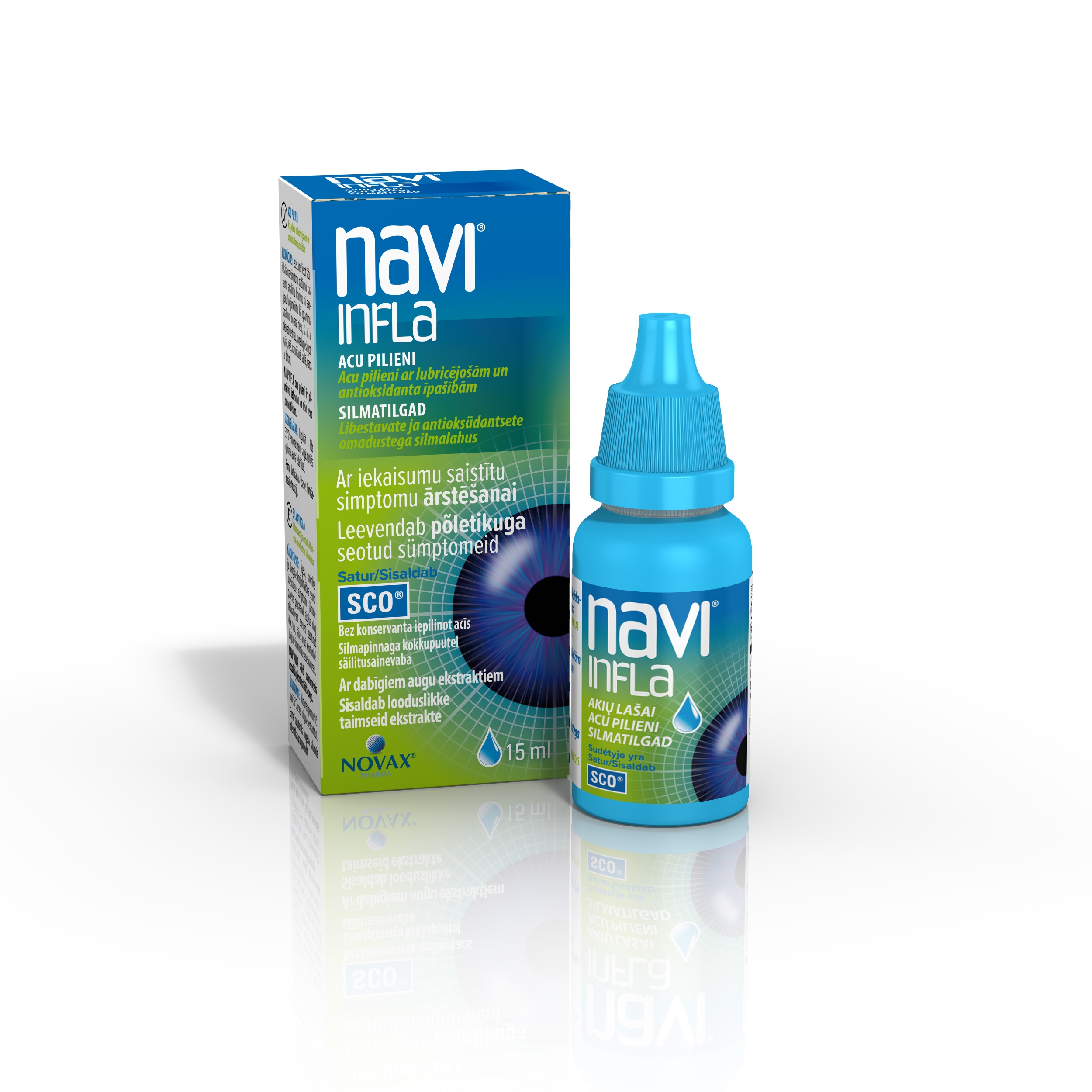 NAVI INFLA SILMATILGAD 15ML - Tootepilt 