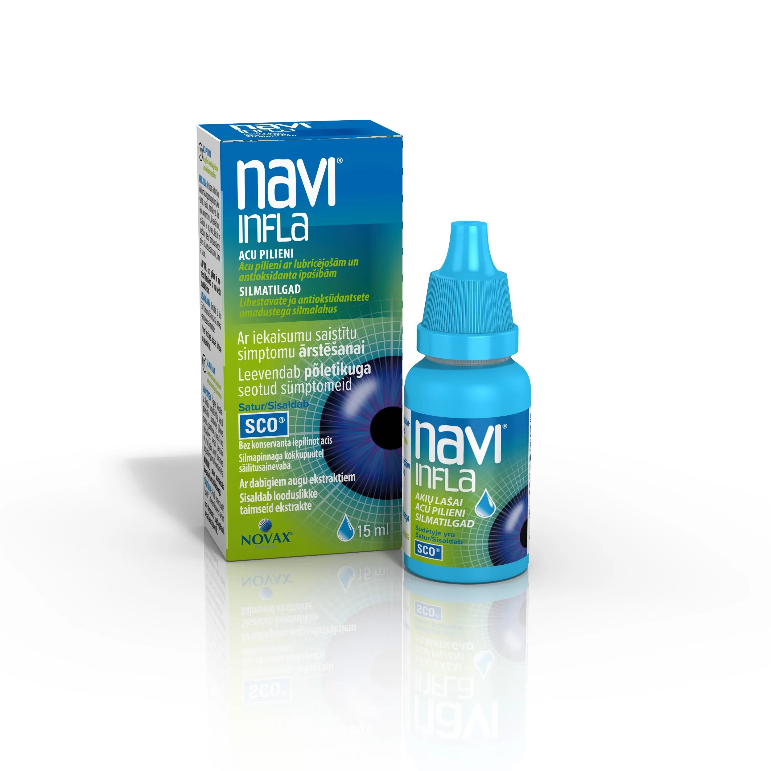 NAVI INFLA SILMATILGAD 15ML - Tootepilt 