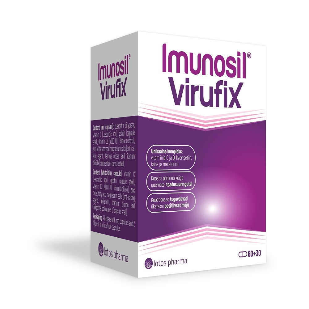 IMUNOSIL VIRUFIX KAPSLID N60+N30 - Tootepilt 