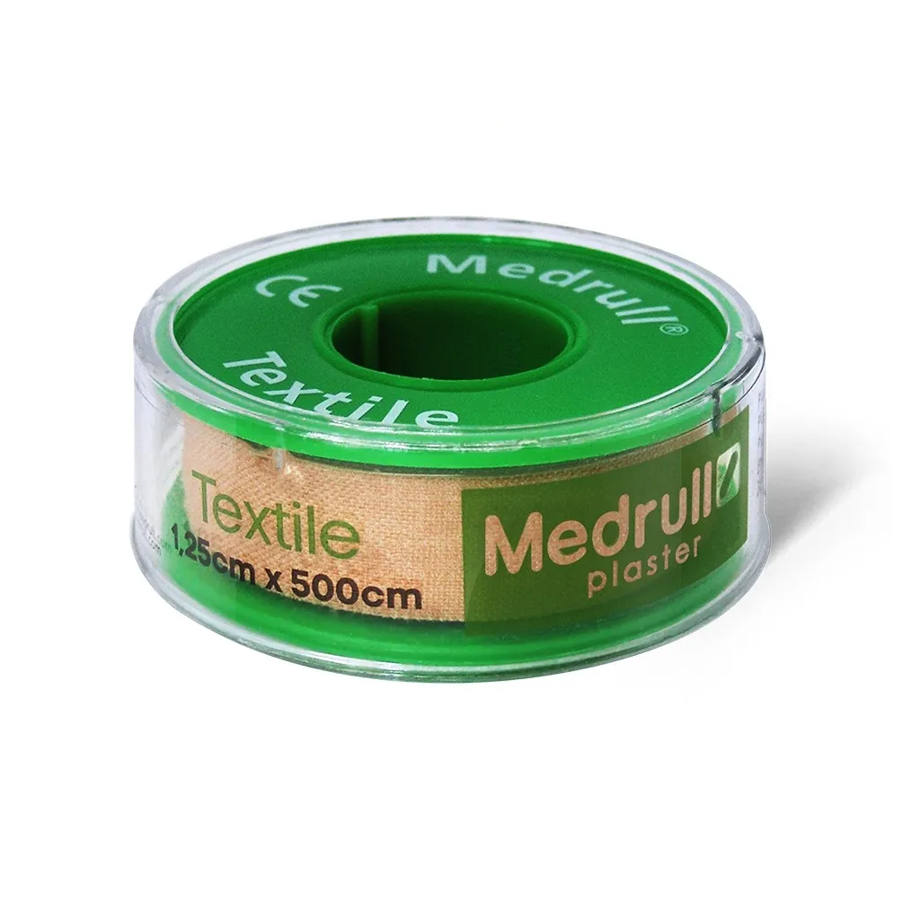 MEDRULL RULLPLAASTER TEXTILE 1,25CMX5M - Tootepilt 