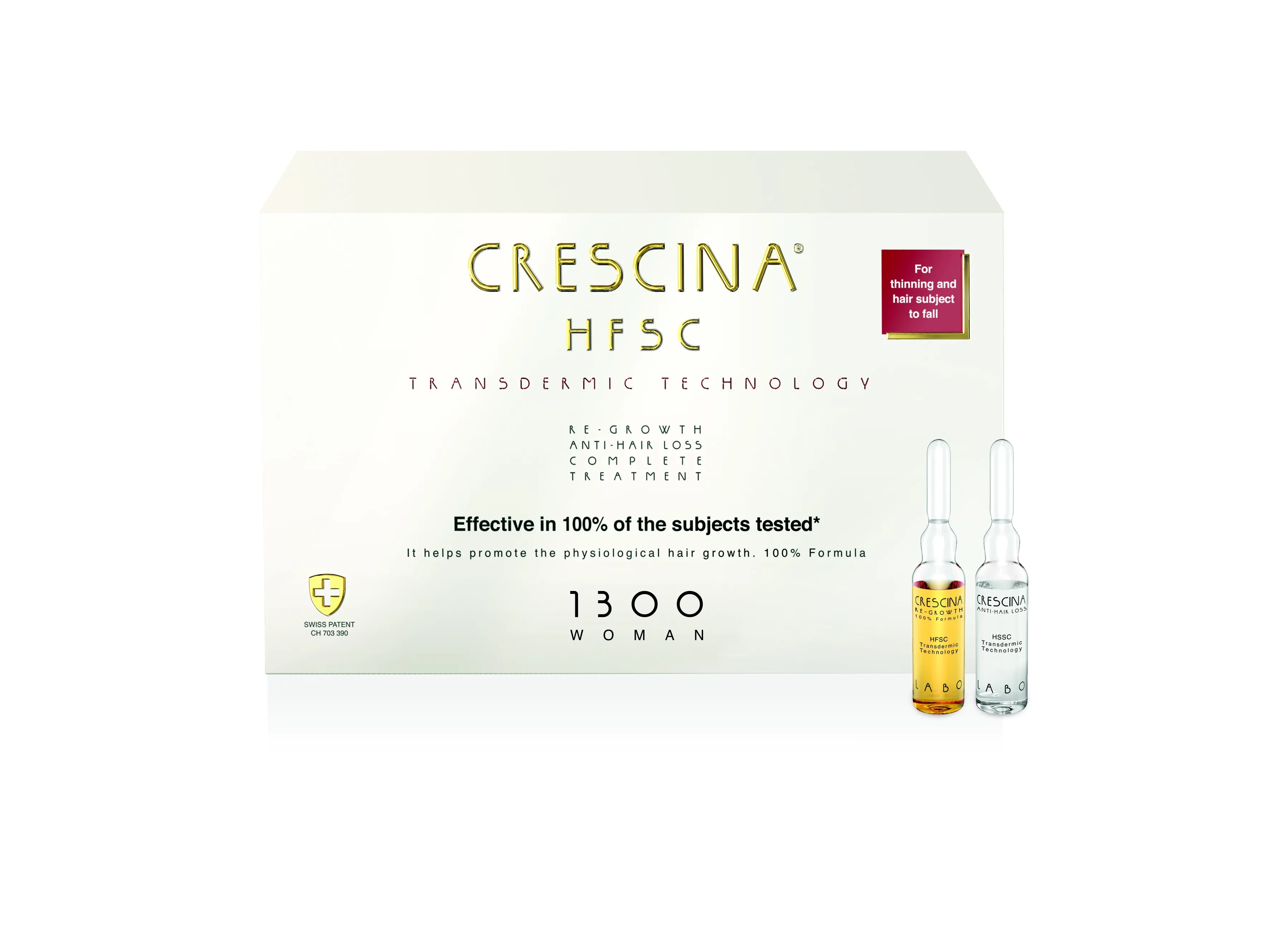 CRESCINA TRANSDERMIC AMPULLID HFSC 1300 NAISED 3,5ML N20+N20 - Tootepilt 