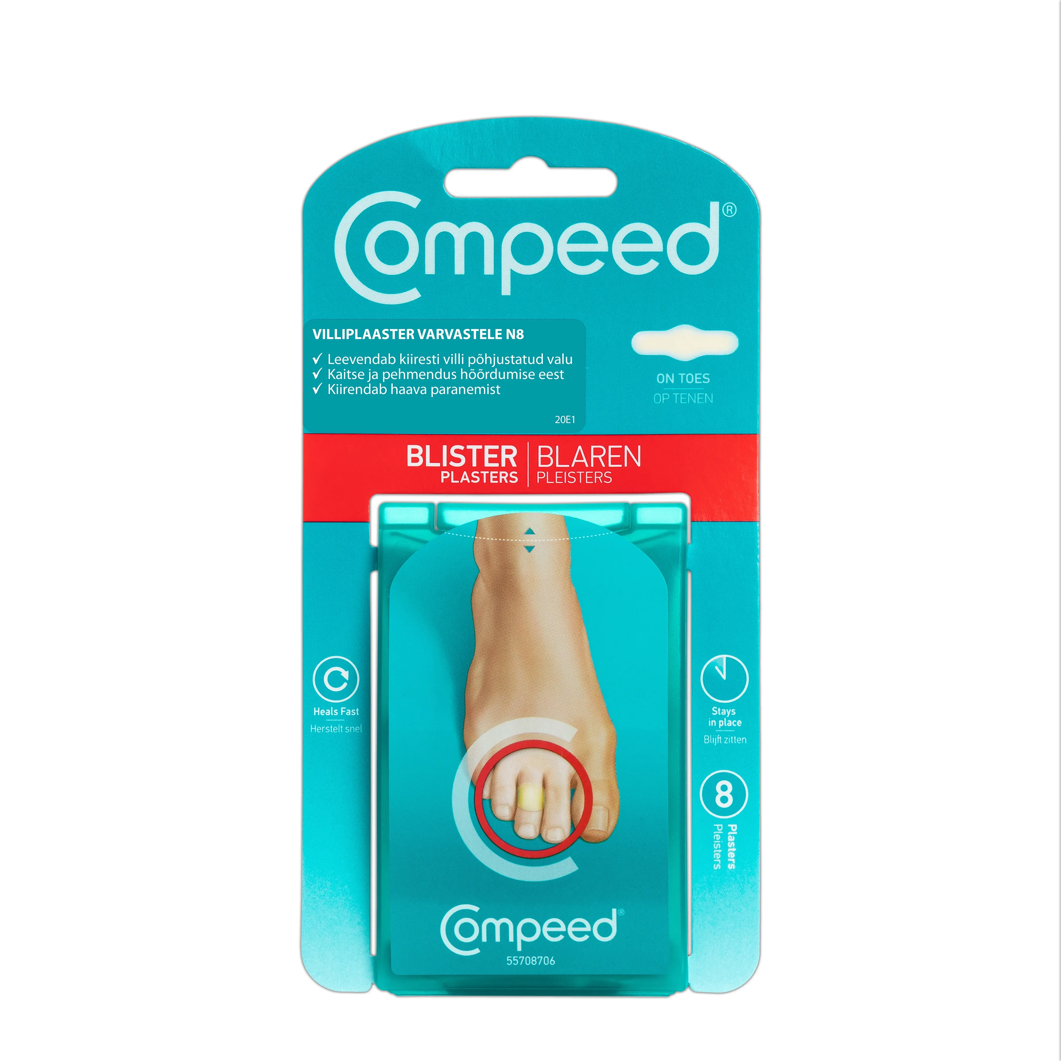 COMPEED VILLIPLAASTER VARVASTELE N8 - Tootepilt 