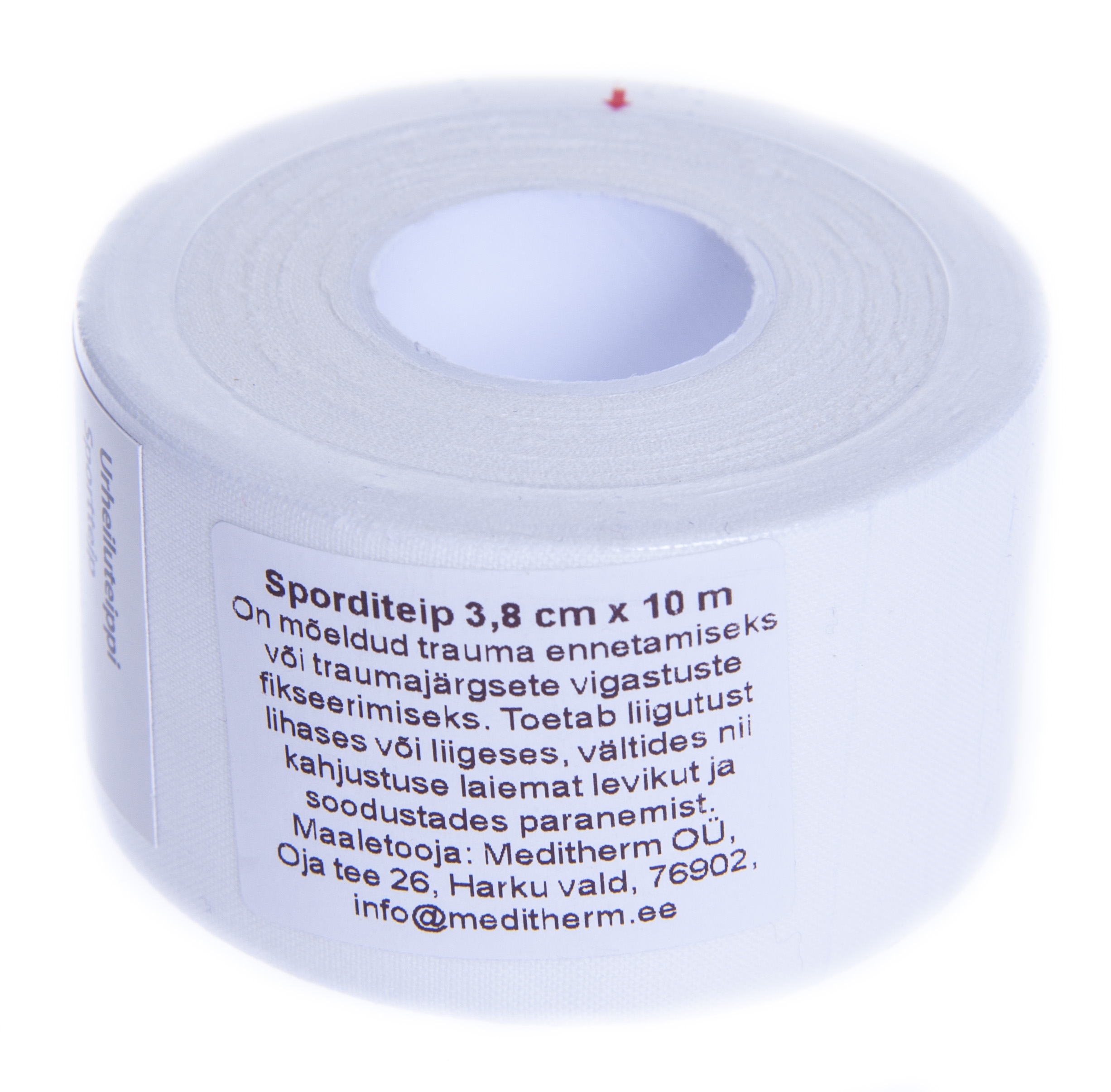 SPORDITEIP 3,8CMX10M VALGE - Tootepilt 