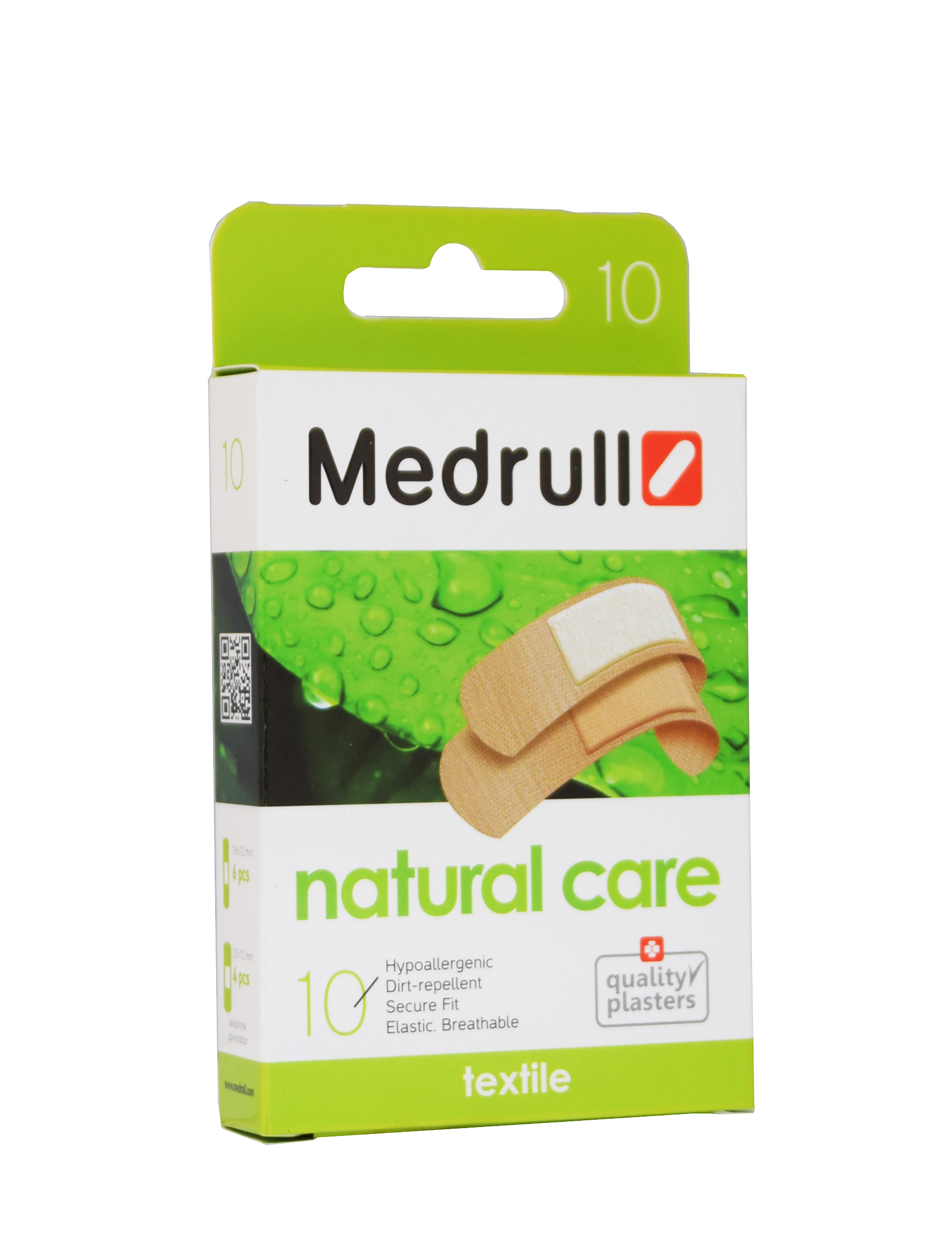 MEDRULL PLAASTER NATURAL CARE TEKSTIIL N10 - Tootepilt 