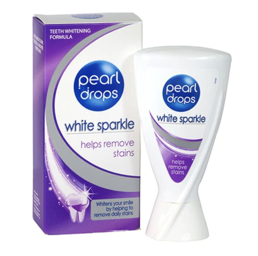 PEARL DROPS WHITE SPARKLE HAMBAPASTA VALGENDAV 50ML - Tootepilt 