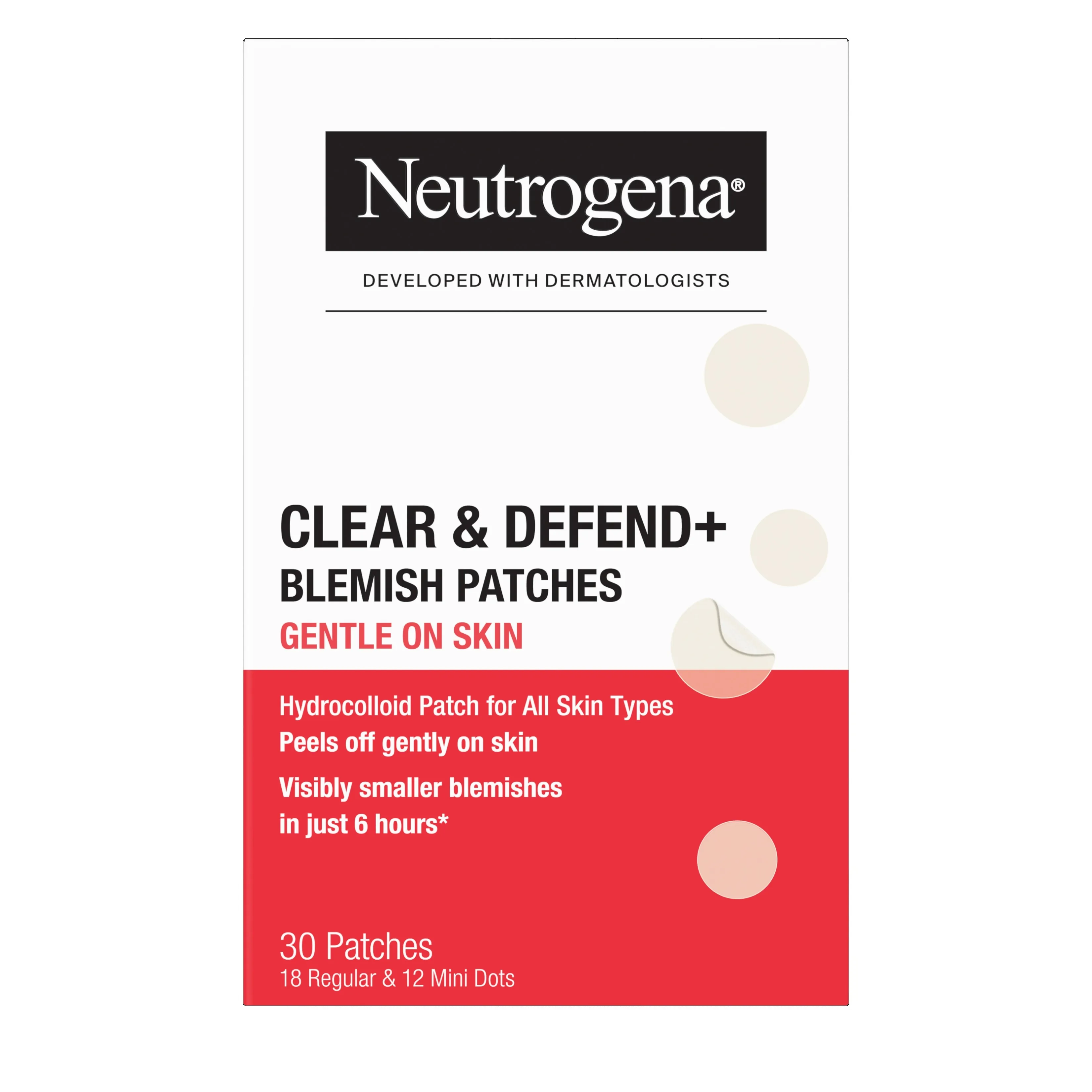 NEUTROGENA CLEAR DEFEND+ VISTRIKUPLAASTRID SENSITIVE N30 - Tootepilt 