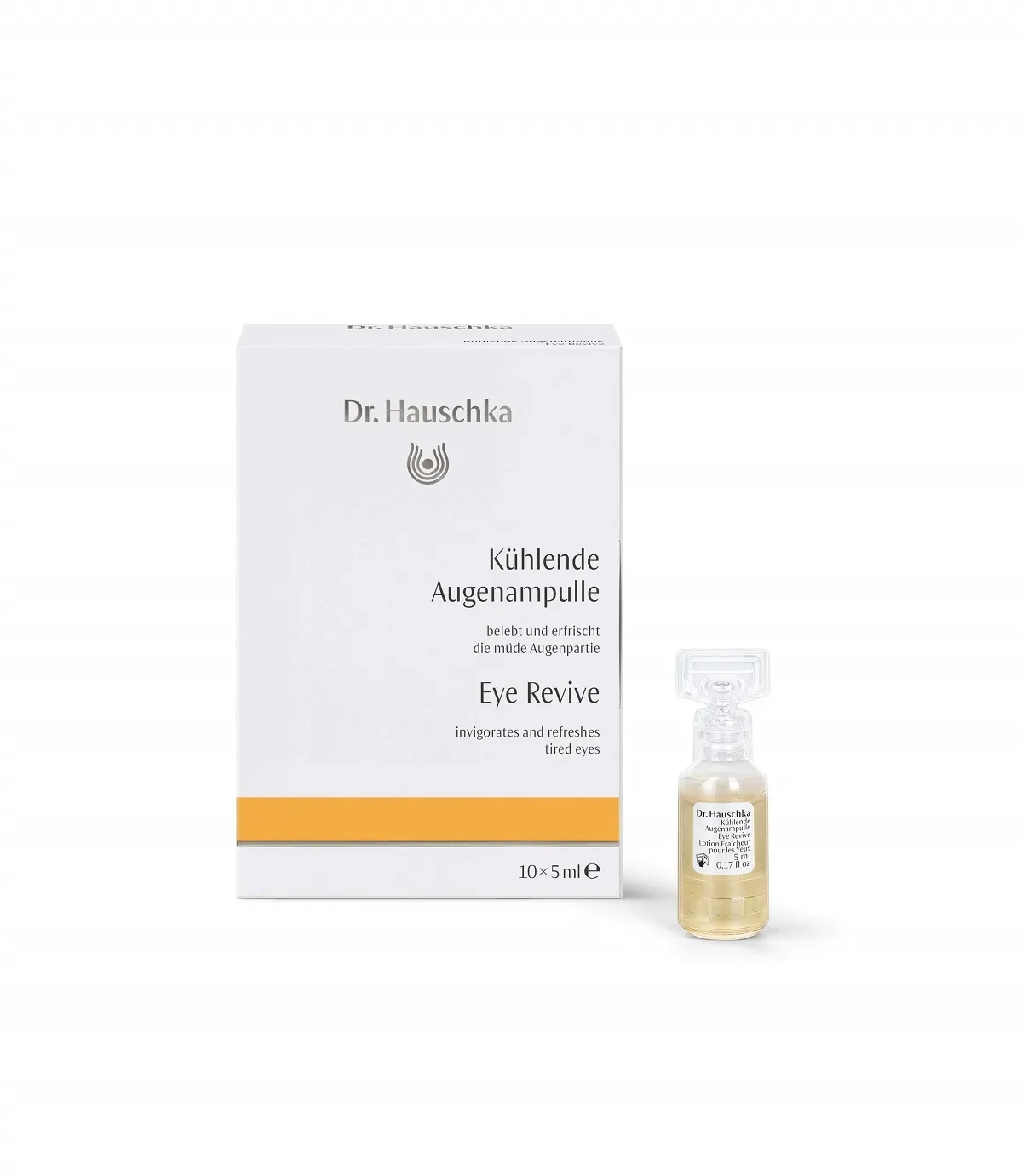 DR.HAUSCHKA VÄRSKENDAVAD SILMAKOMPRESSID 5ML N10 - Tootepilt 