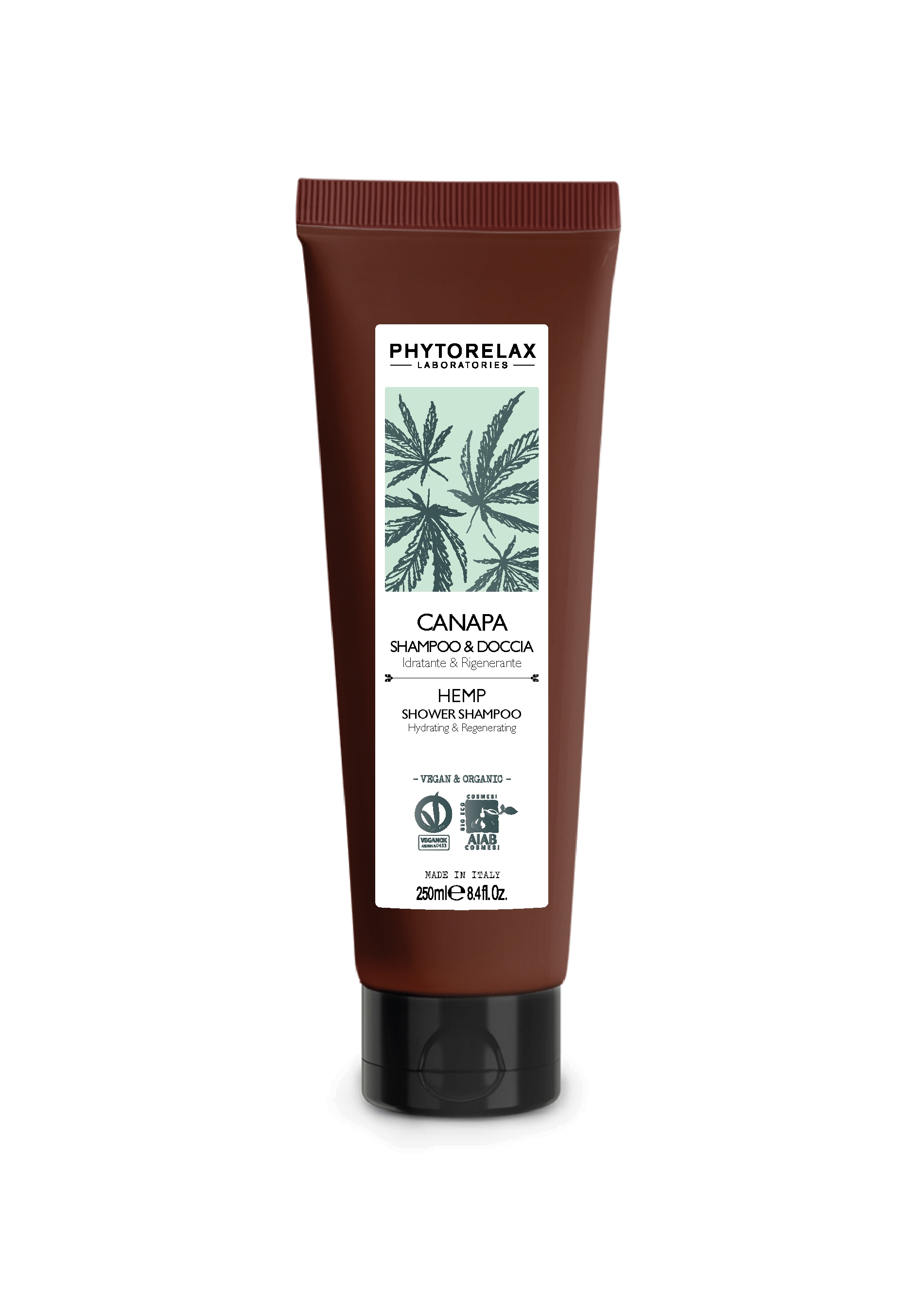 PHYTORELAX KANEPIÕLI DUSHIGEEL&SHAMPOON 250ML - Tootepilt 