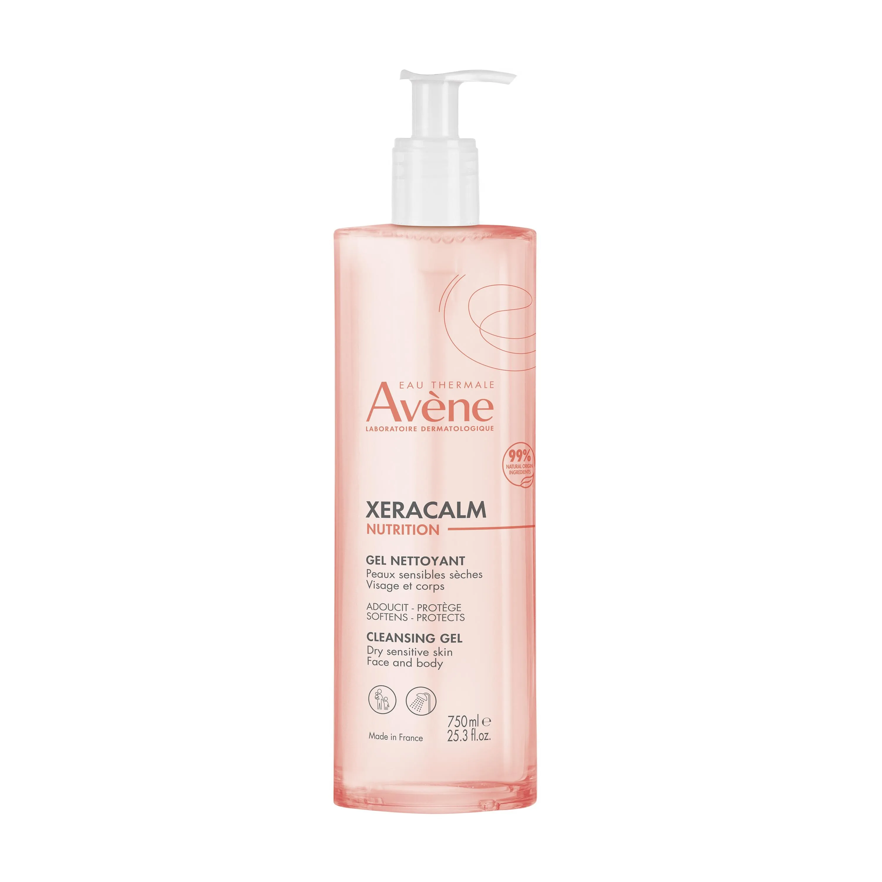 AVENE XERACALM NUTRITION PESEMISGEEL 750ML - Tootepilt 2