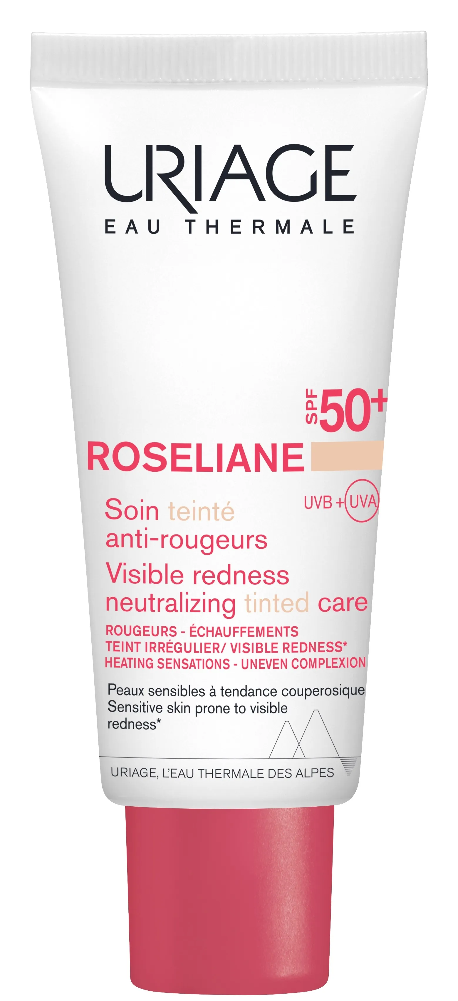 URIAGE ROSELIANE CC KREEM PUNETAV NAHK TOONIV SPF50+ 40ML - Tootepilt 