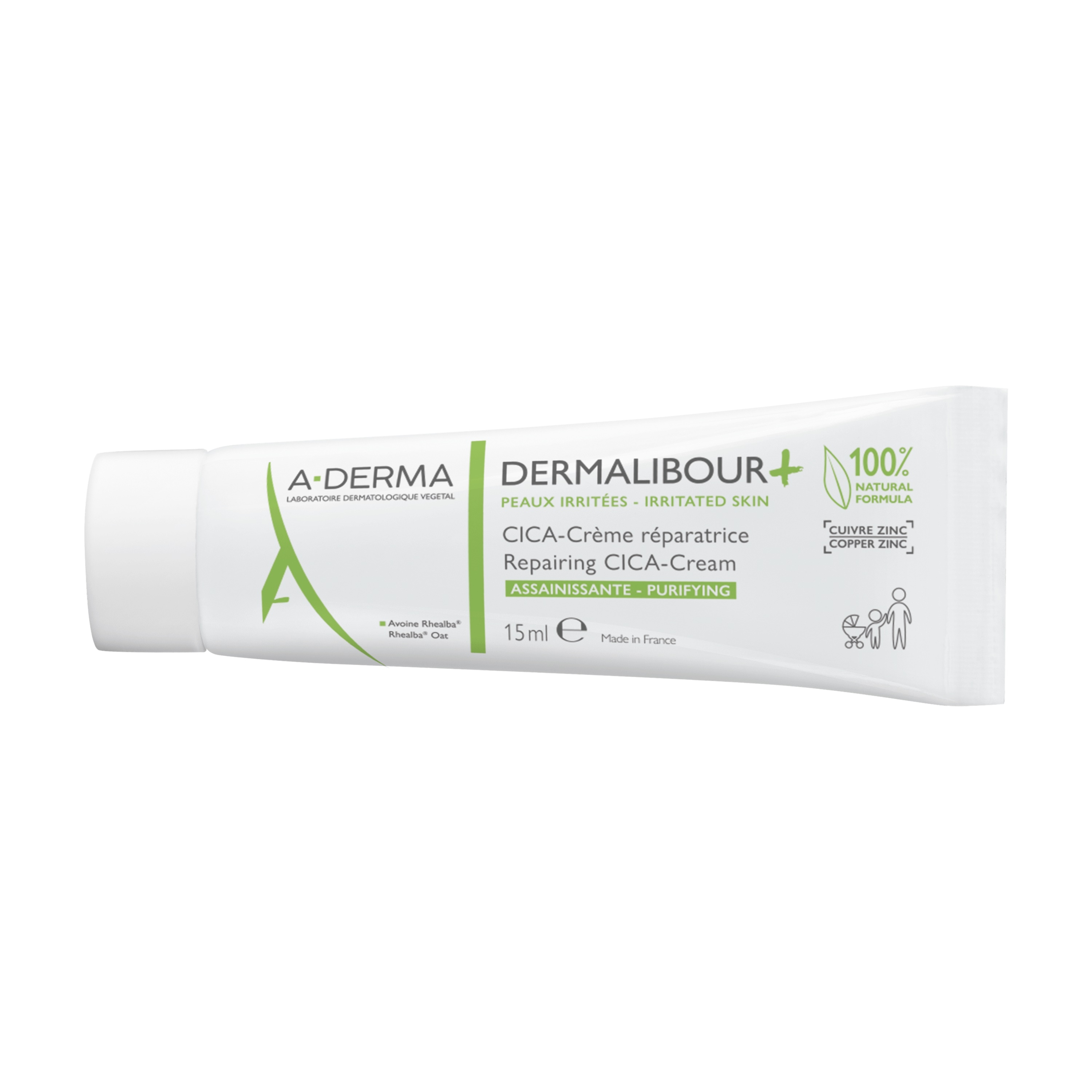 A-DERMA DERMALIBOUR+ CICA-KREEM TAASTAV 15ML - Tootepilt 2