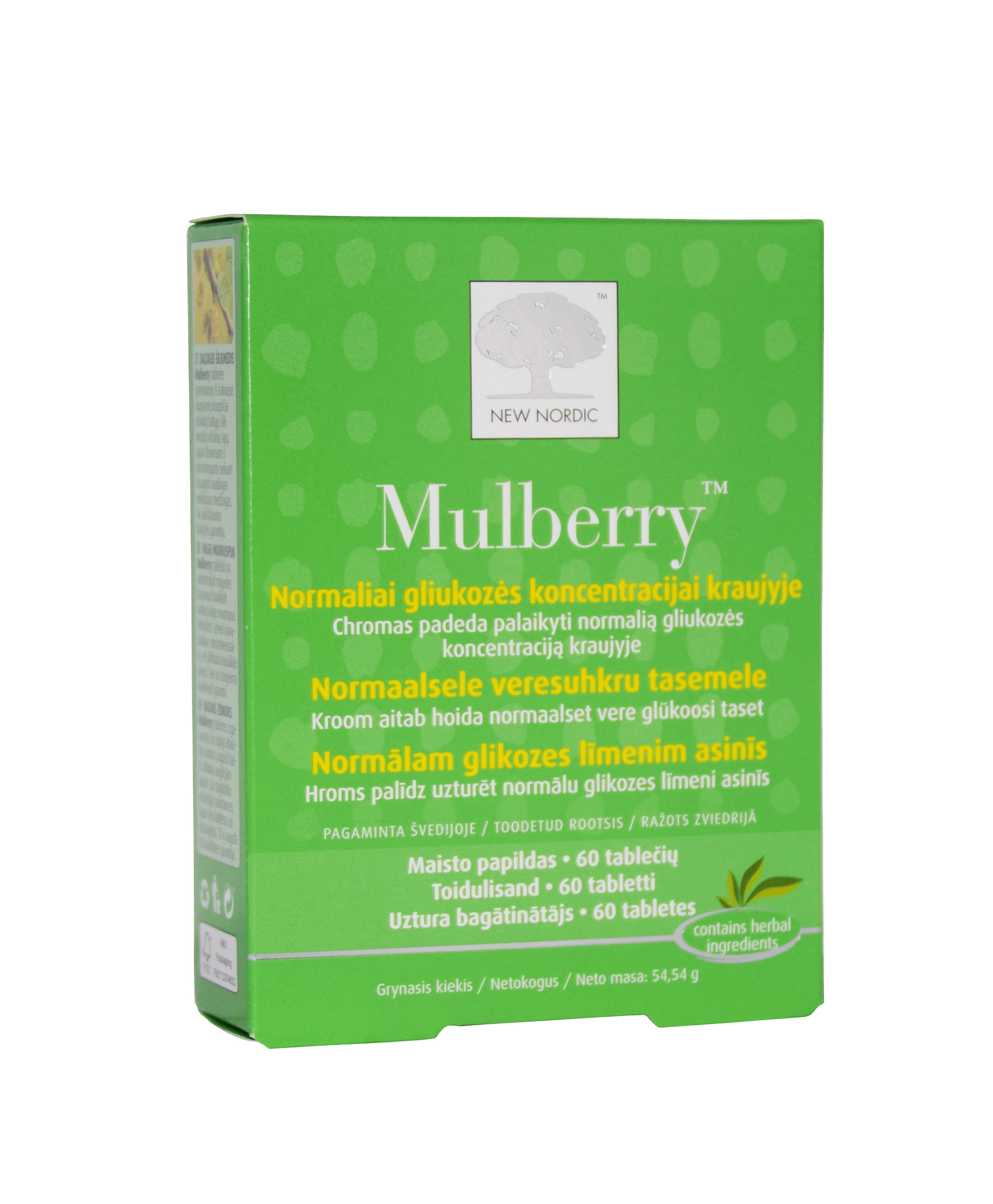 NEW NORDIC MULBERRY (VALGE MOORUSPUU) TBL N60 - Tootepilt 