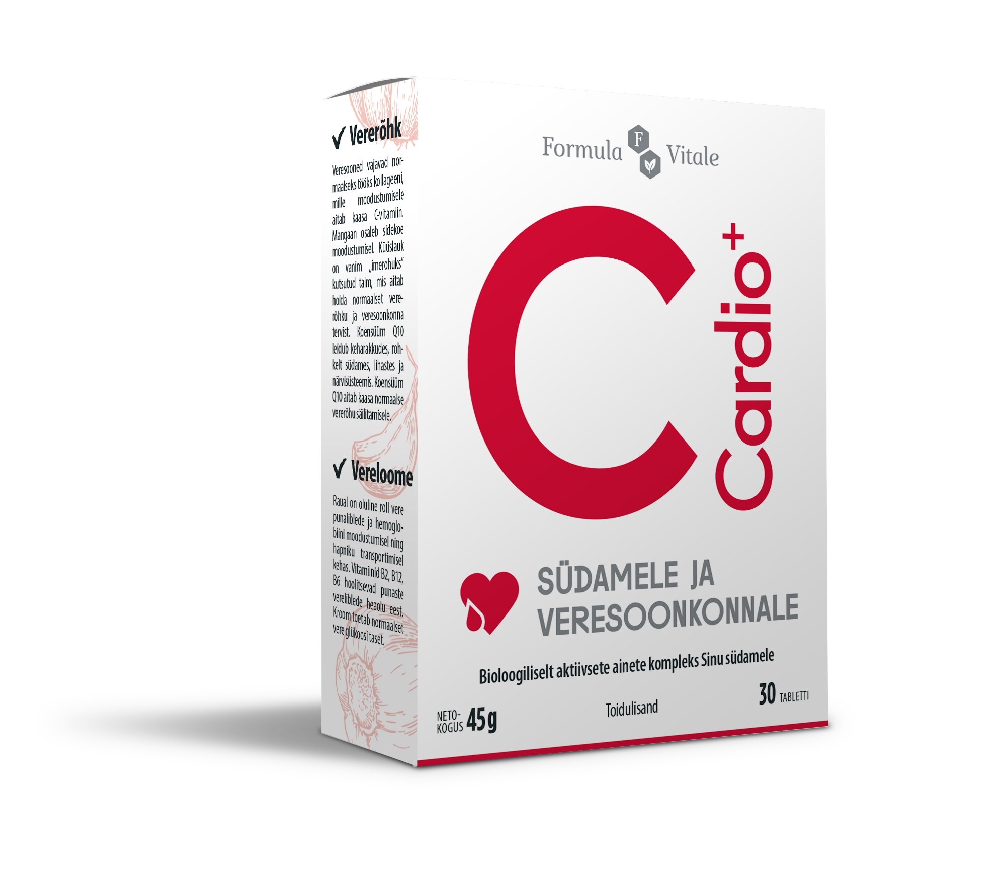 FORMULA VITALE CARDIO+ TBL N30 - Tootepilt 
